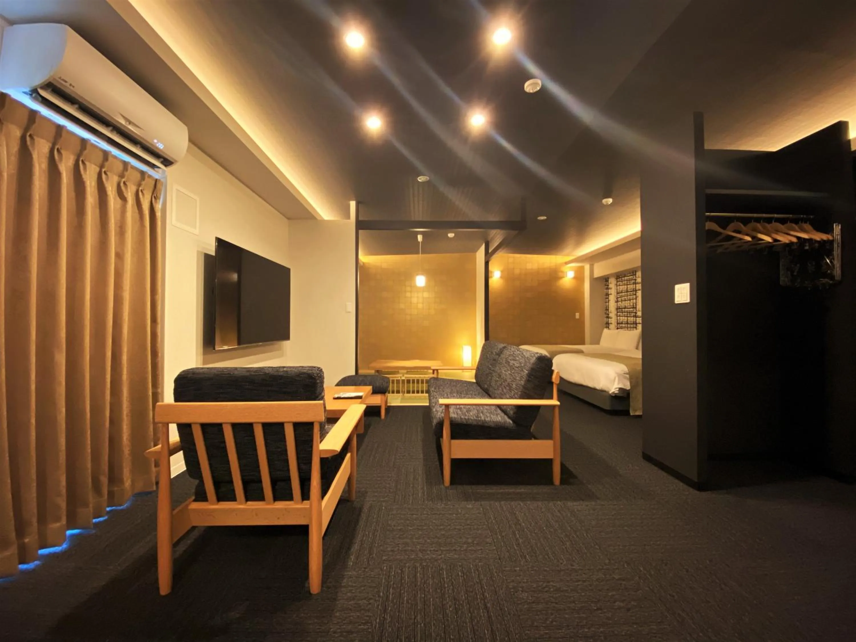 Living room in Randor Residential Hotel Fukuoka Annex