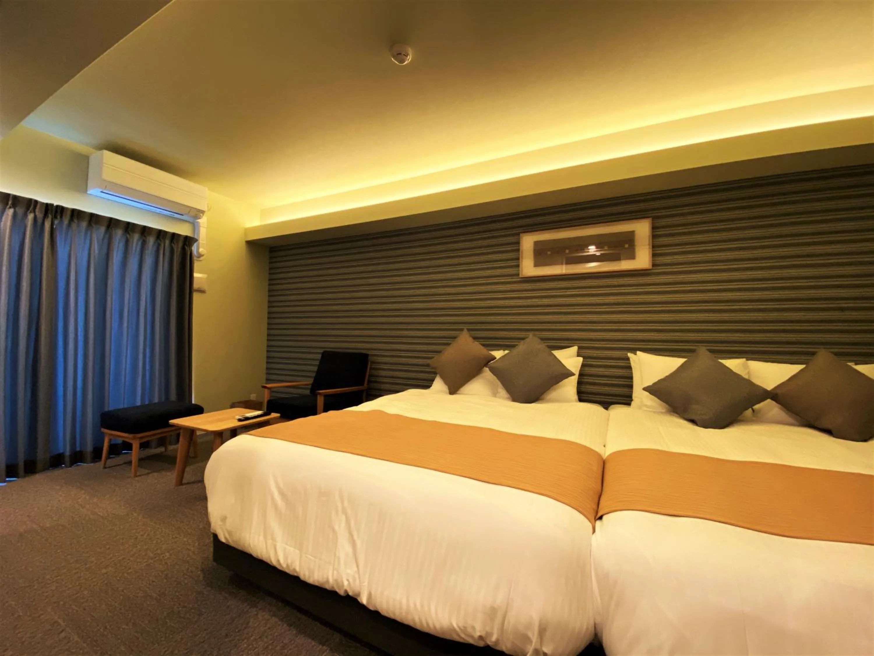 Bed in Randor Residential Hotel Fukuoka Annex