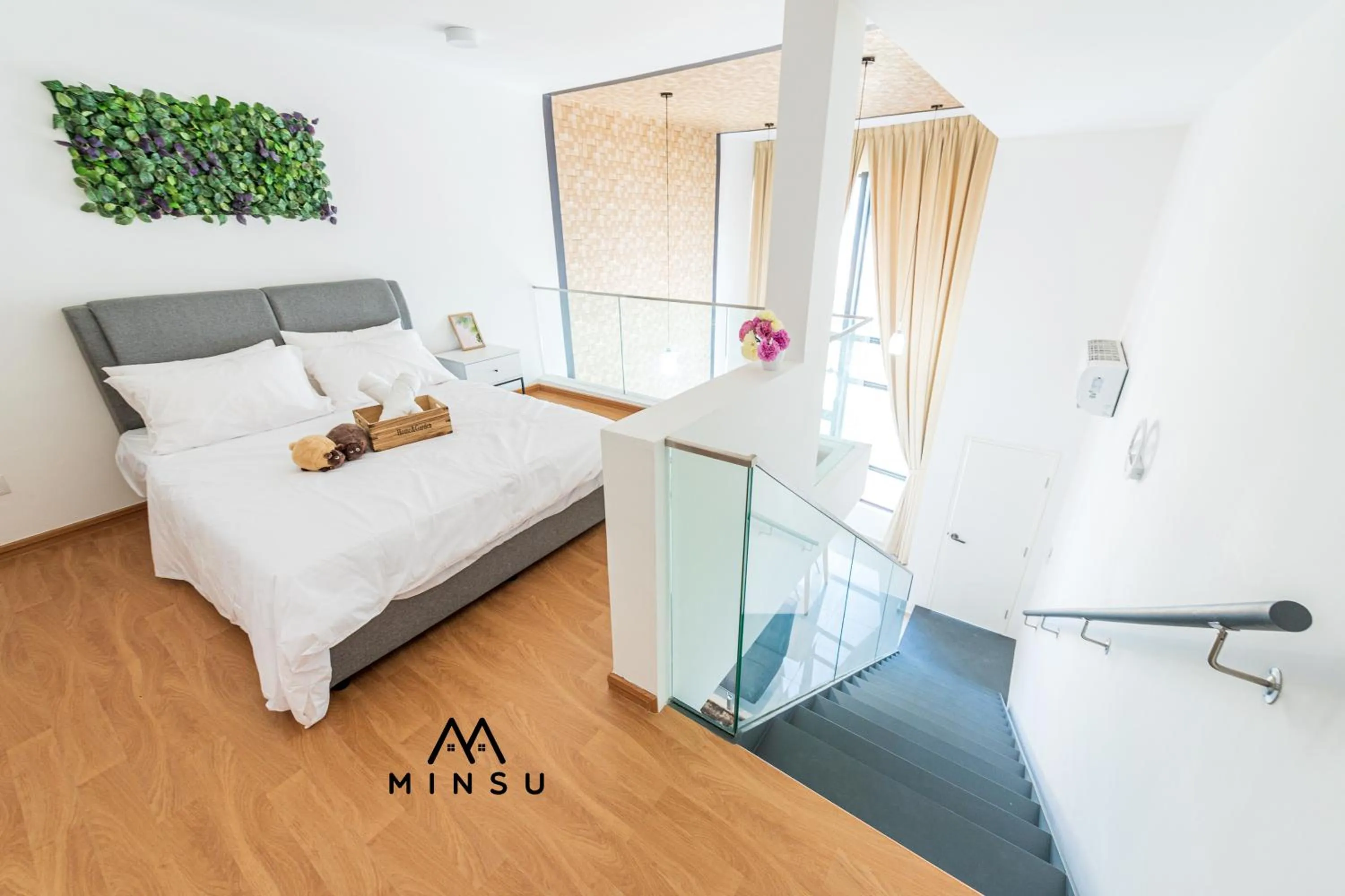 Photo of the whole room, Bed in Minsu (Ekocheras)