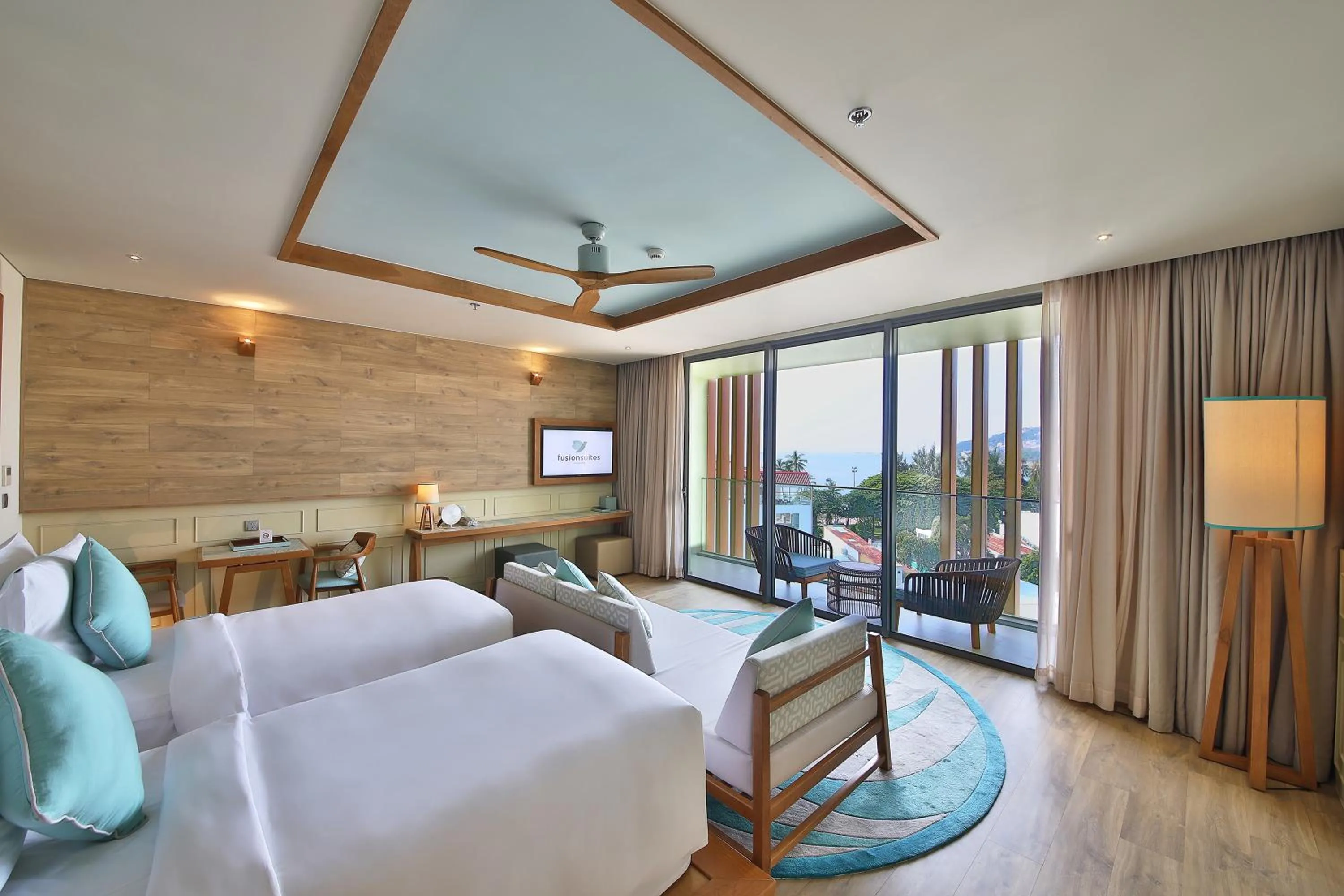 Balcony/Terrace, Bed in Fusion Suites Vung Tau
