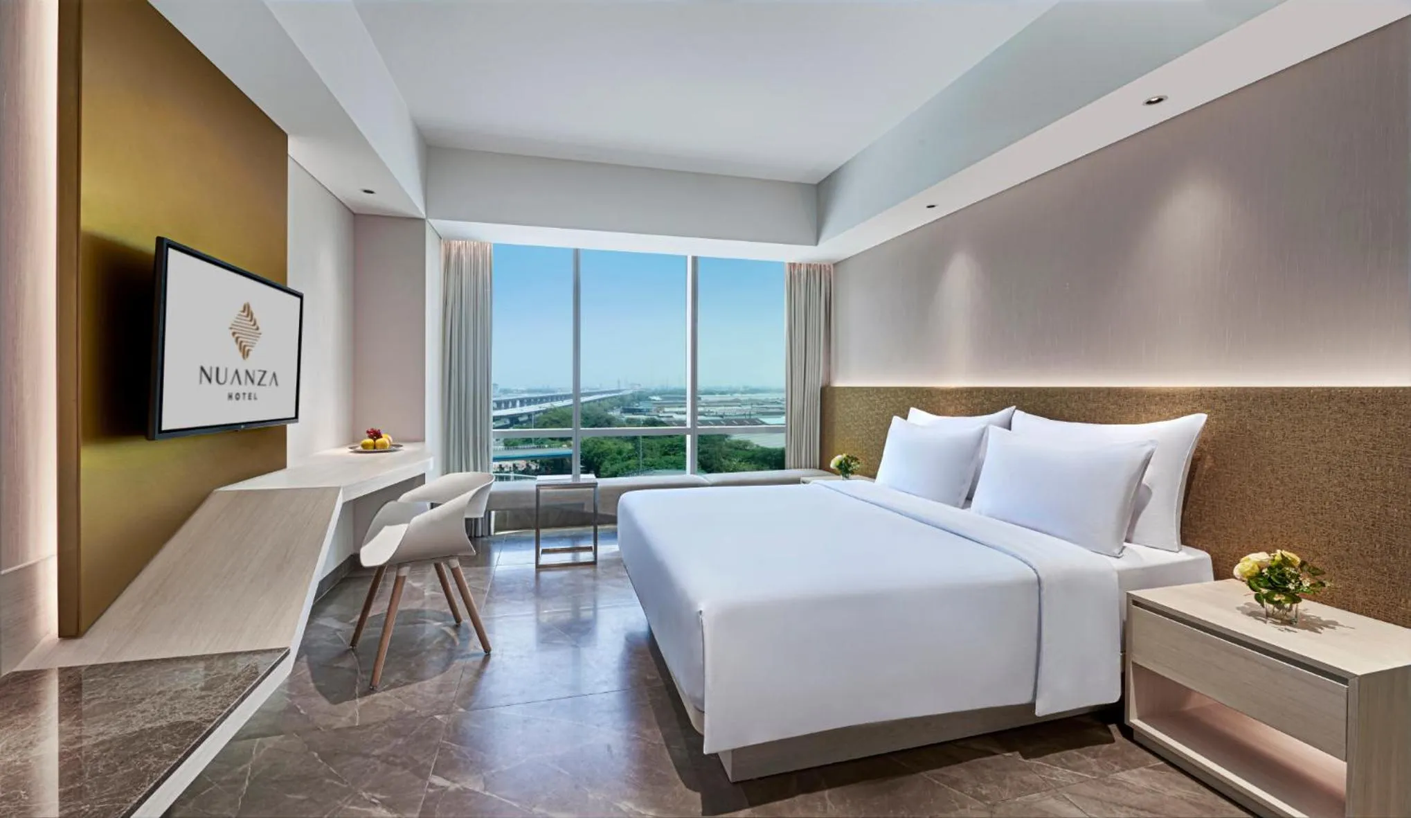 Bed in Nuanza Hotel & Convention Cikarang