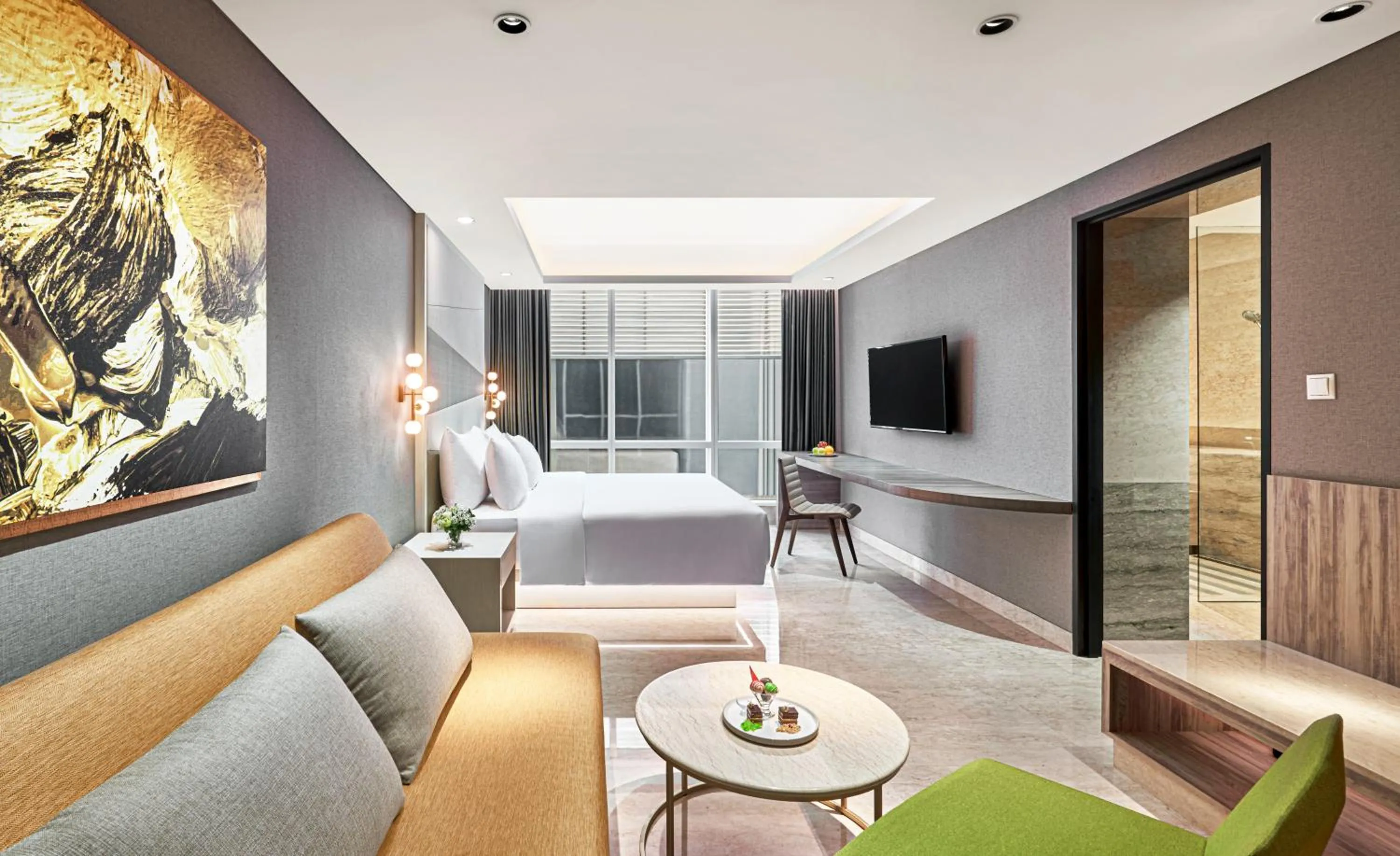 Bedroom, Bed in Nuanza Hotel & Convention Cikarang