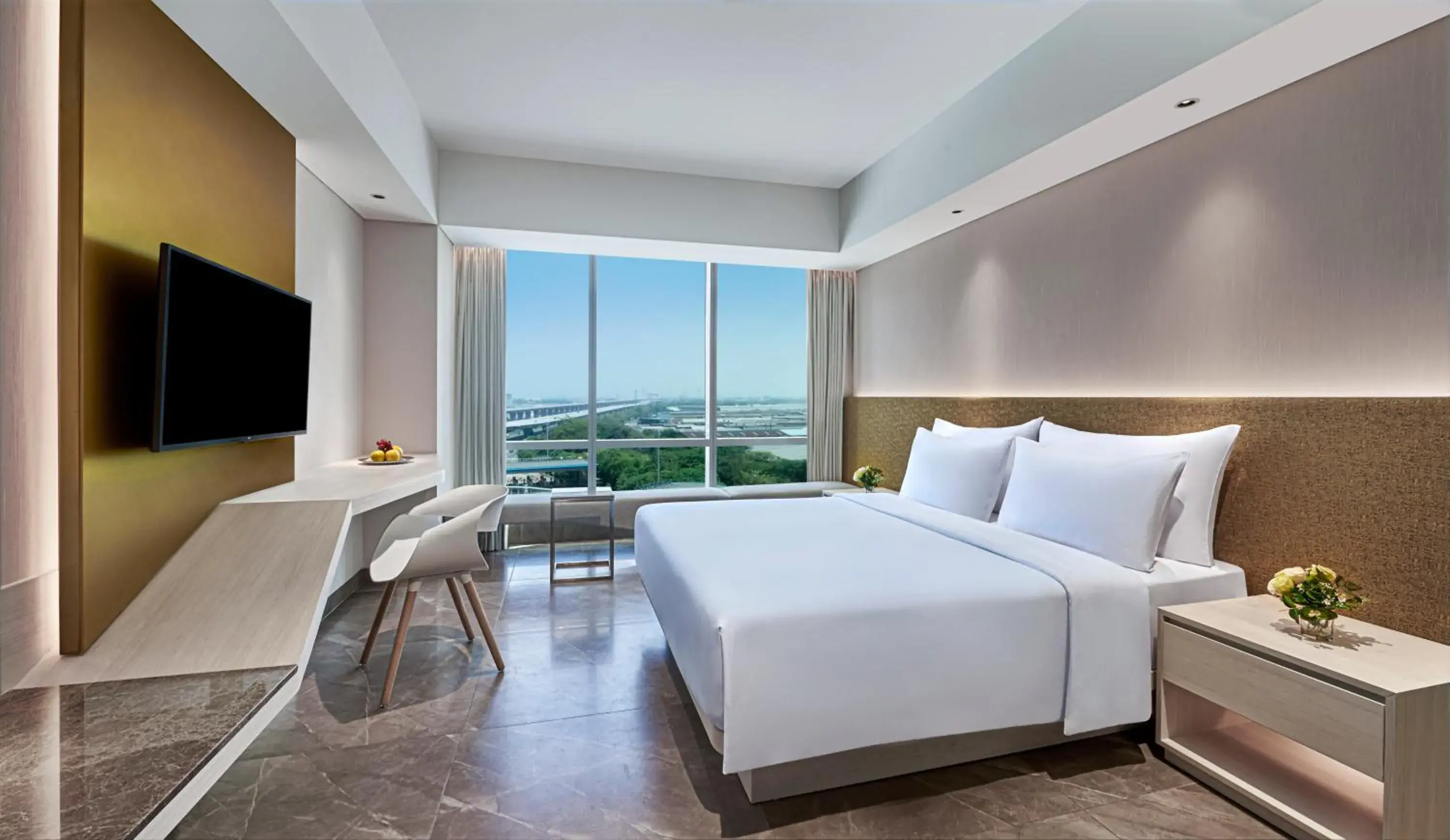 Deluxe Double or Twin Room in Nuanza Hotel & Convention Cikarang Deluxe Double or Twin Room in Nuanza Hotel & Convention Cikarang