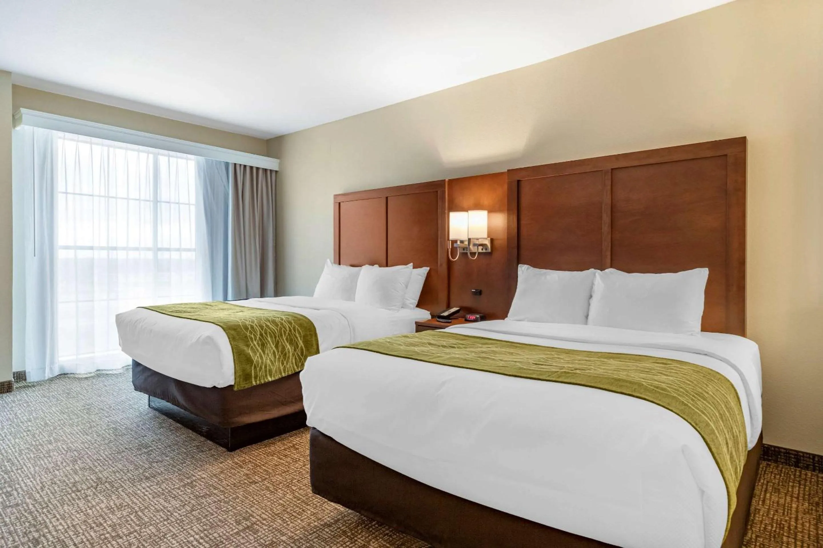 Photo of the whole room, Bed in Comfort Suites San Antonio Ft Sam Houston-SAMMC Area