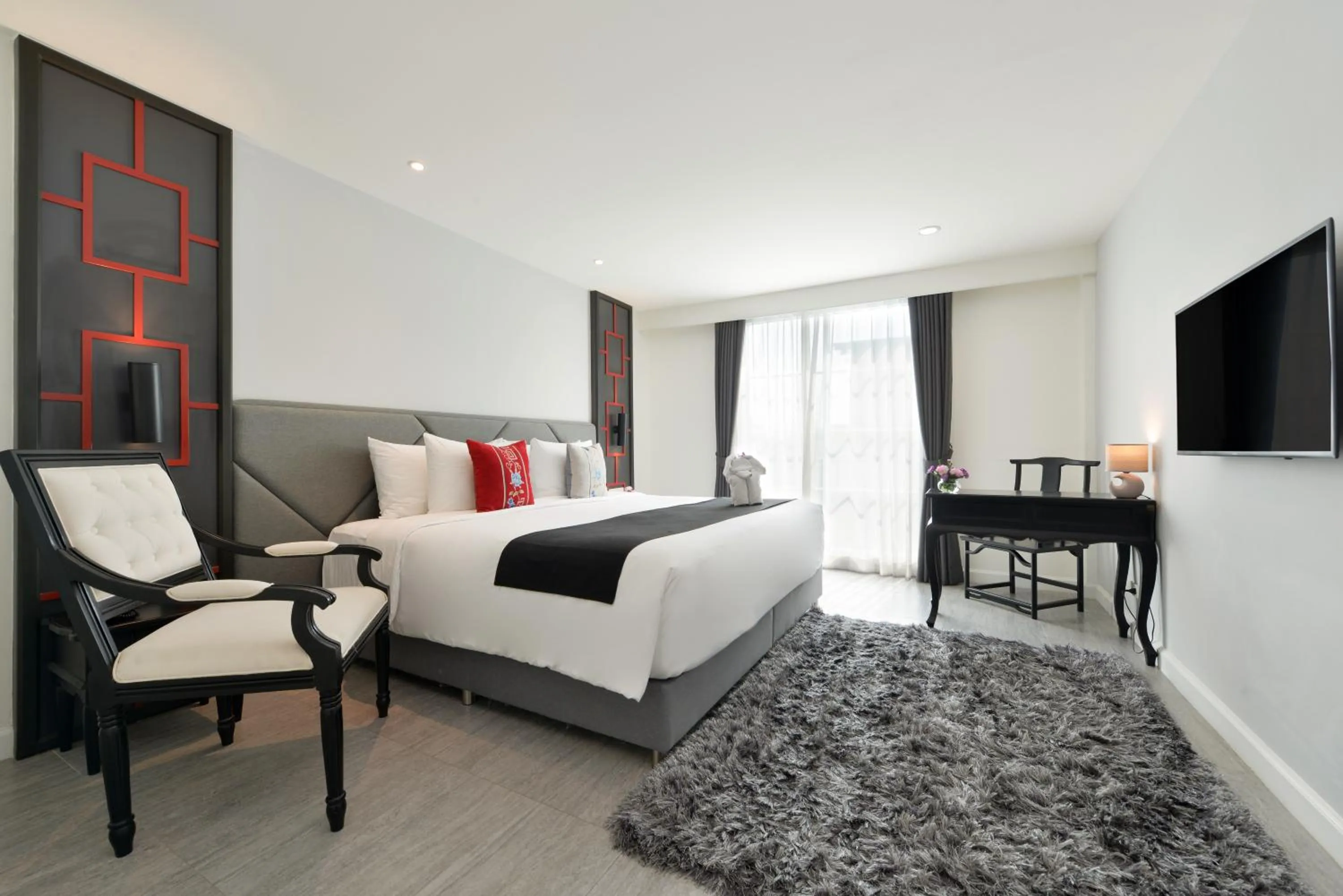 Bed in Villa De Pranakorn