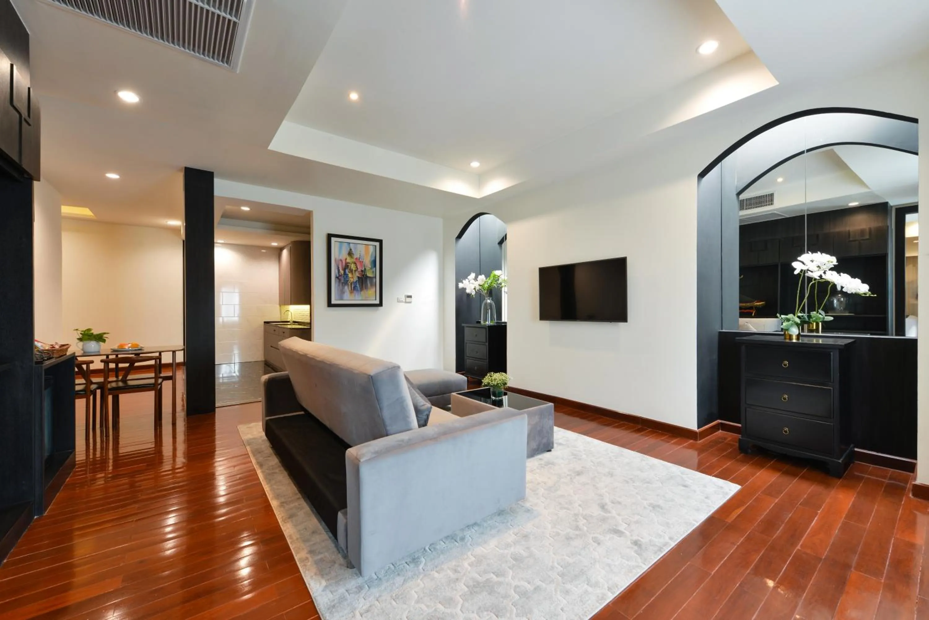 Living room in Villa De Pranakorn