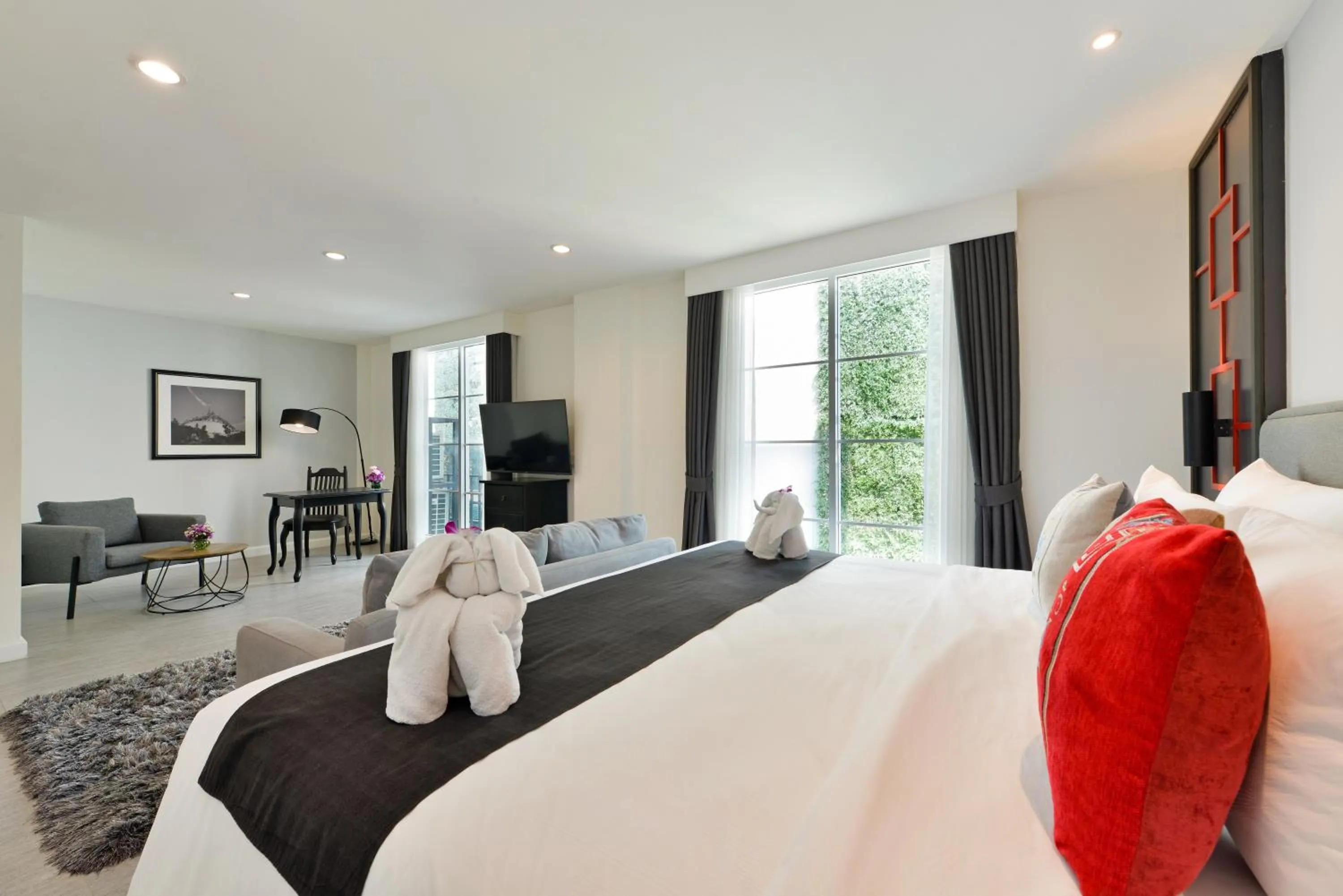 Bed in Villa De Pranakorn