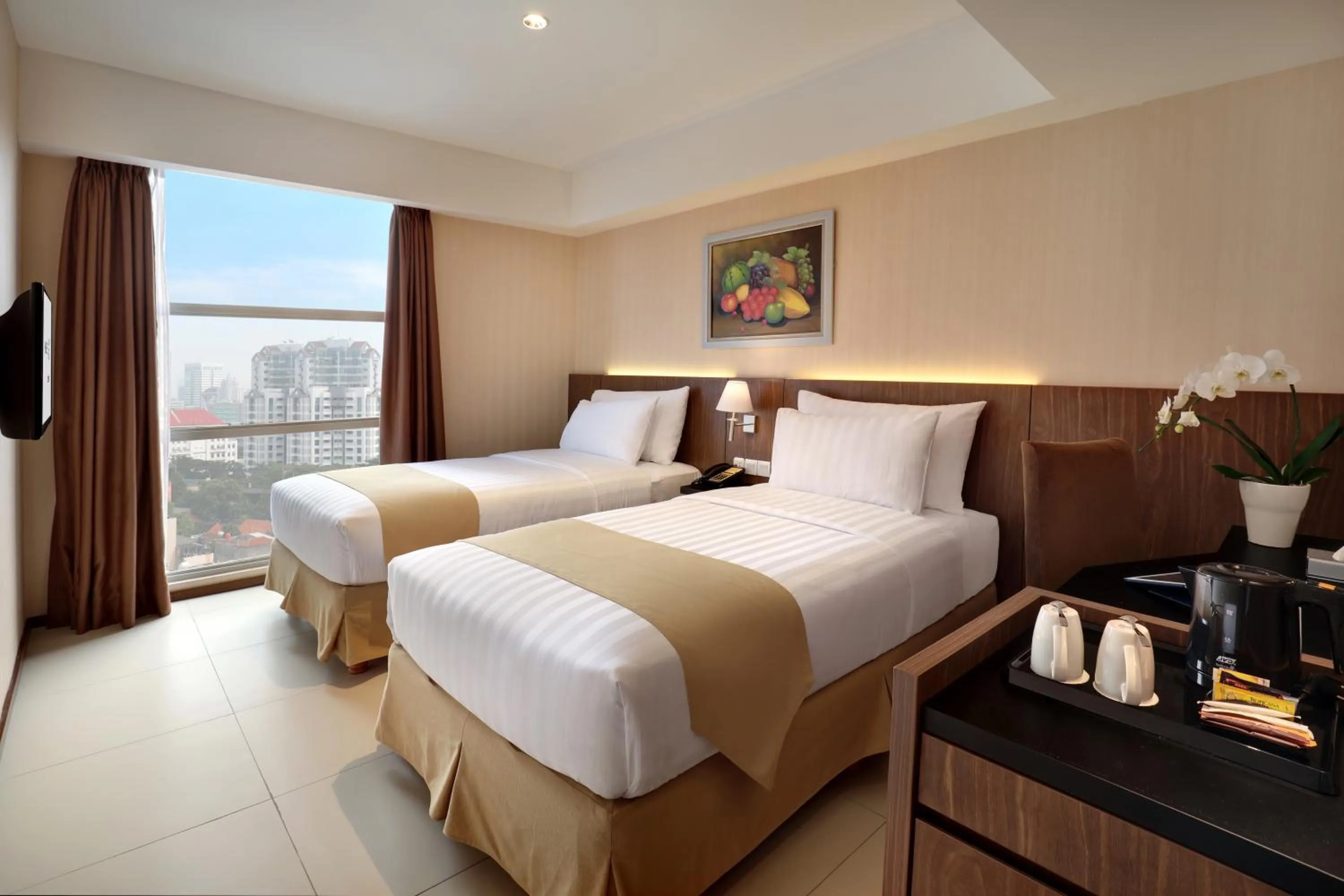 Photo of the whole room, Bed in Yuan Garden Pasar Baru