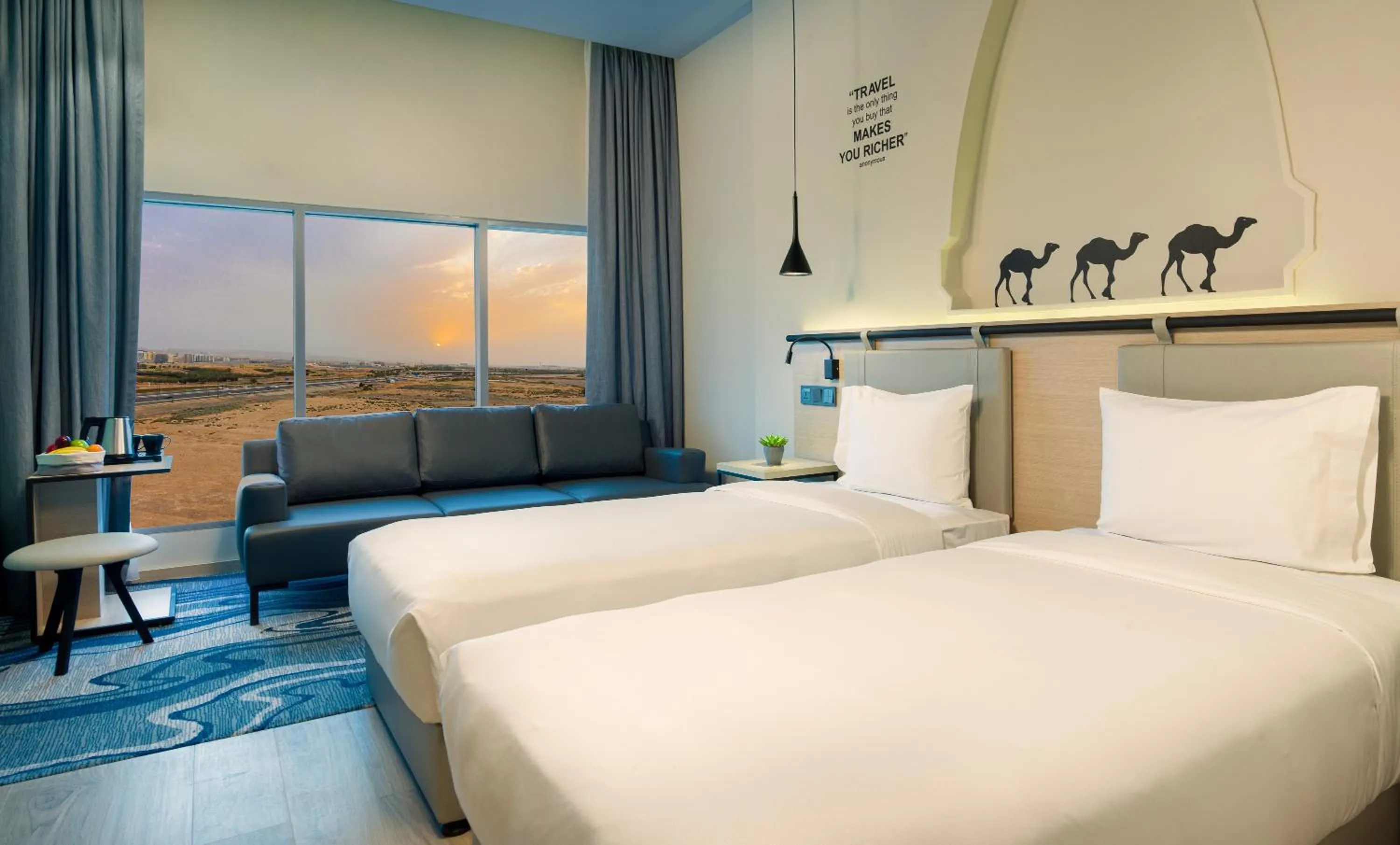 Photo of the whole room, Bed in Swiss-Belinn Airport Muscat Oman