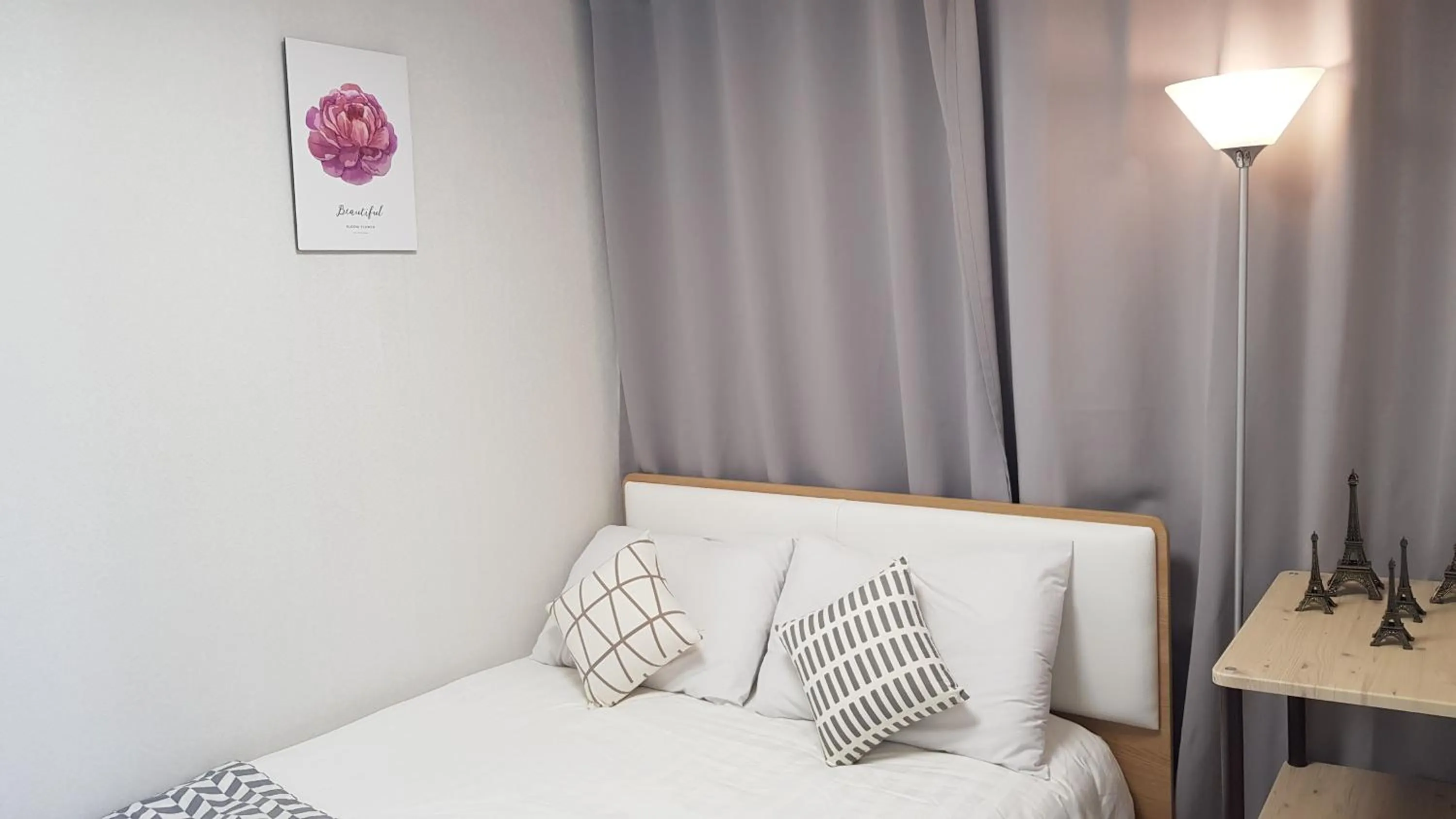 Bed in Hangeul Guesthouse