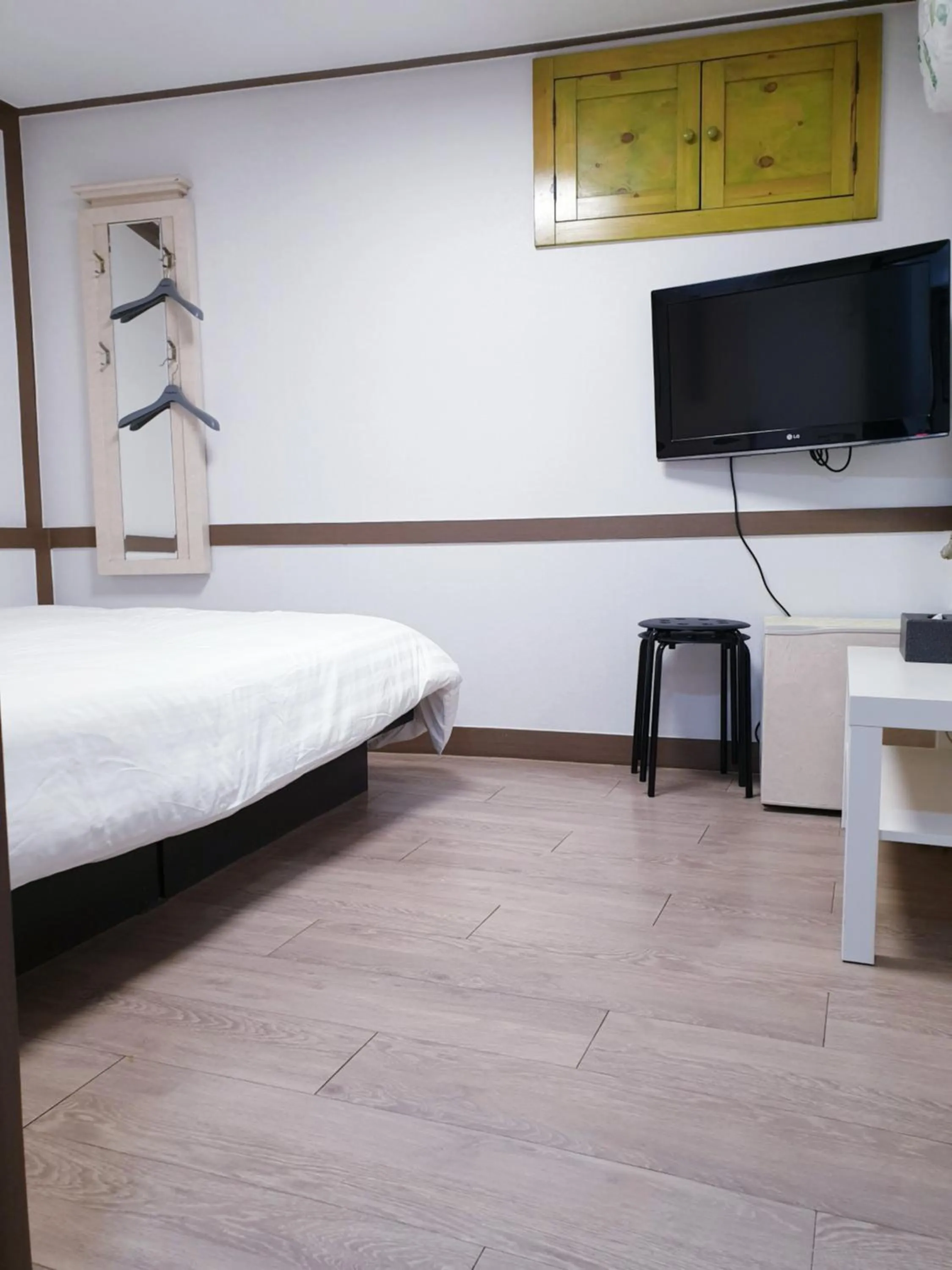 Bed in Hangeul Guesthouse