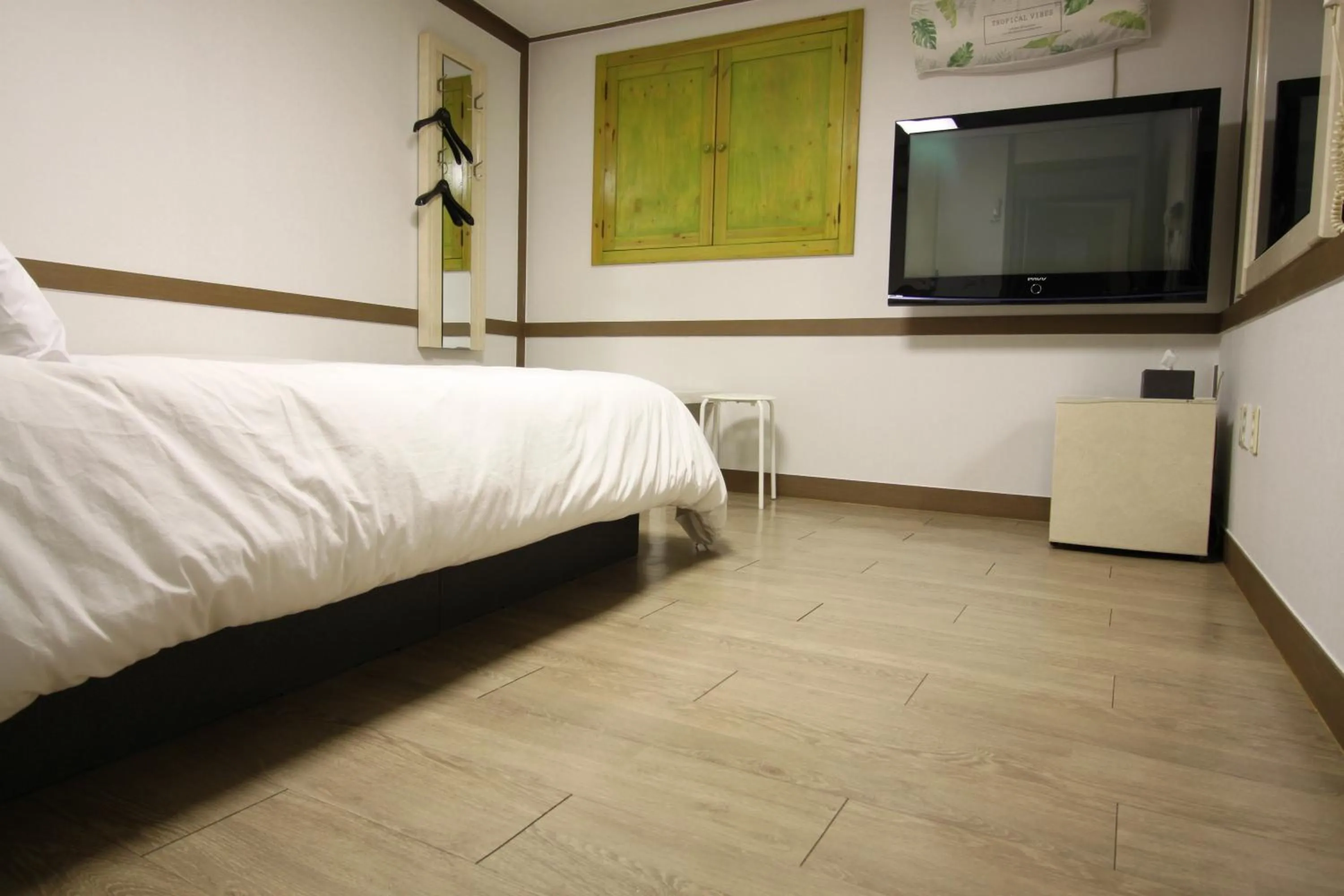 Bed in Hangeul Guesthouse