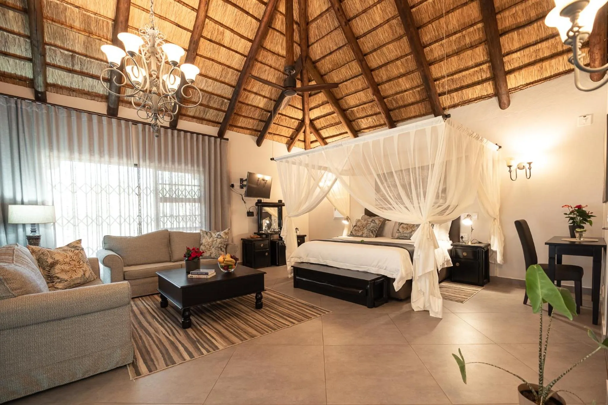 Bed in Kruger Eden Lodge
