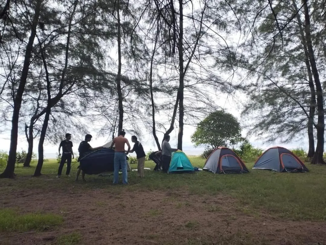 Inner courtyard view in Andaman Peace Resort