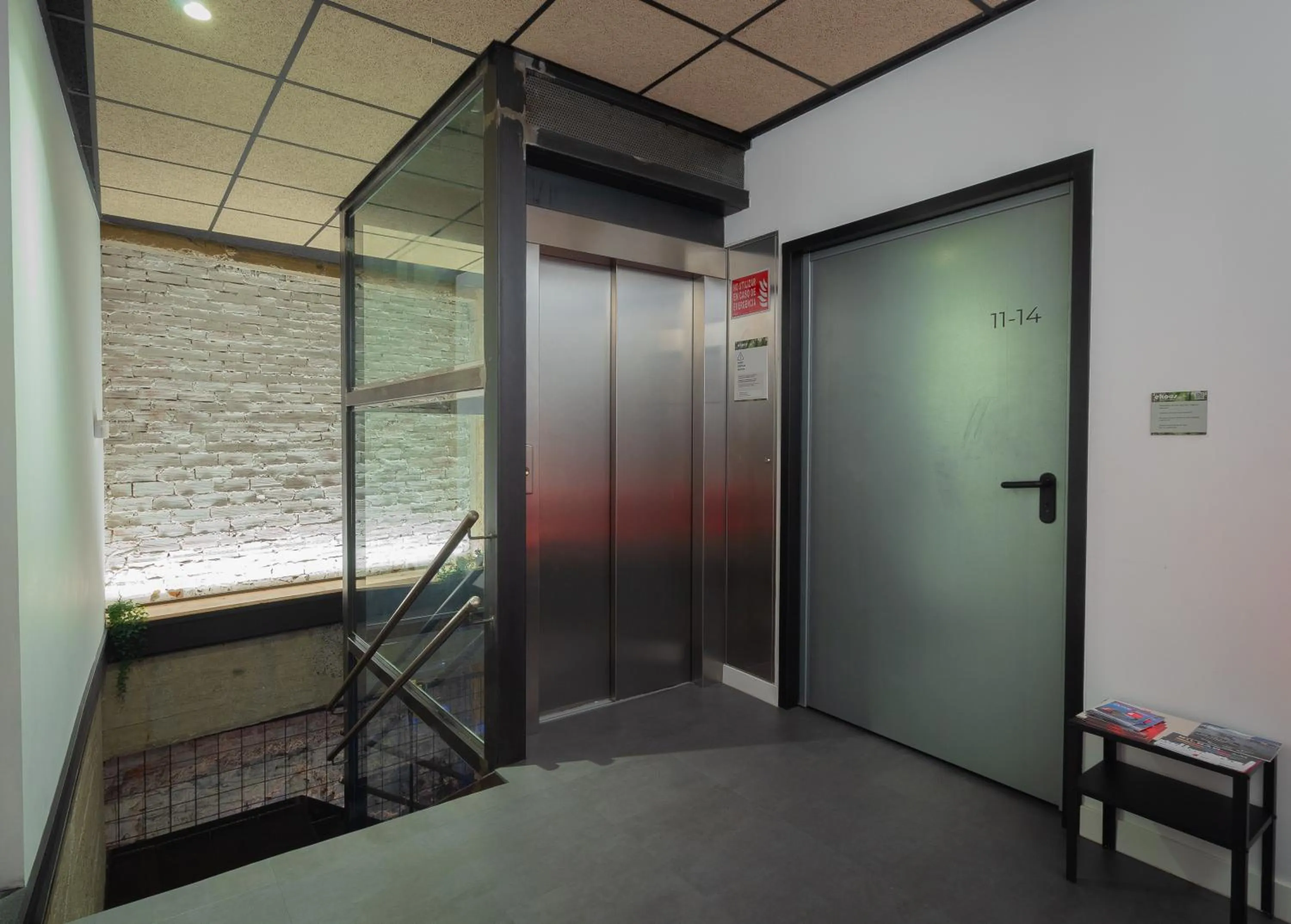 elevator in Ekoos Hostel, Bilbao Eko Hostel