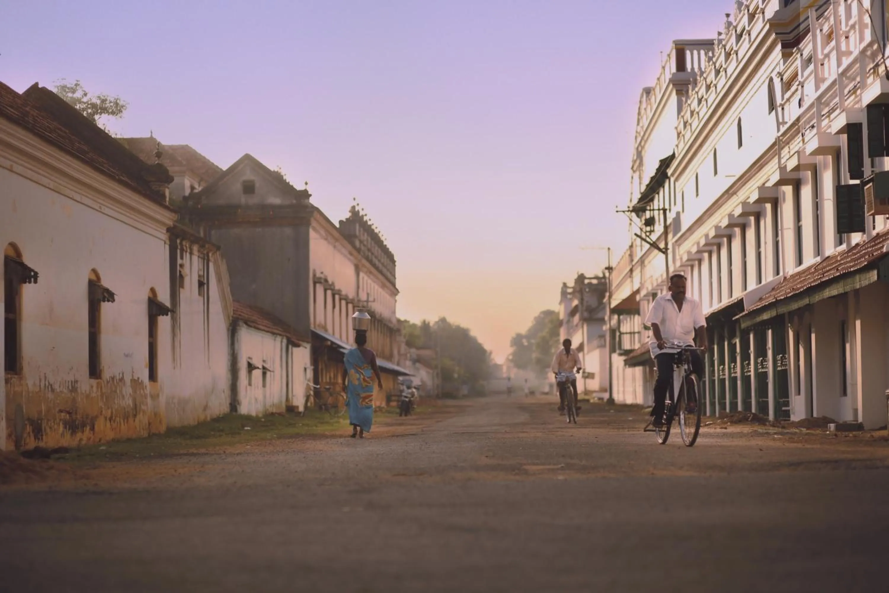 Street view in Visalam Chettinad Palace - A CGH Earth Experience