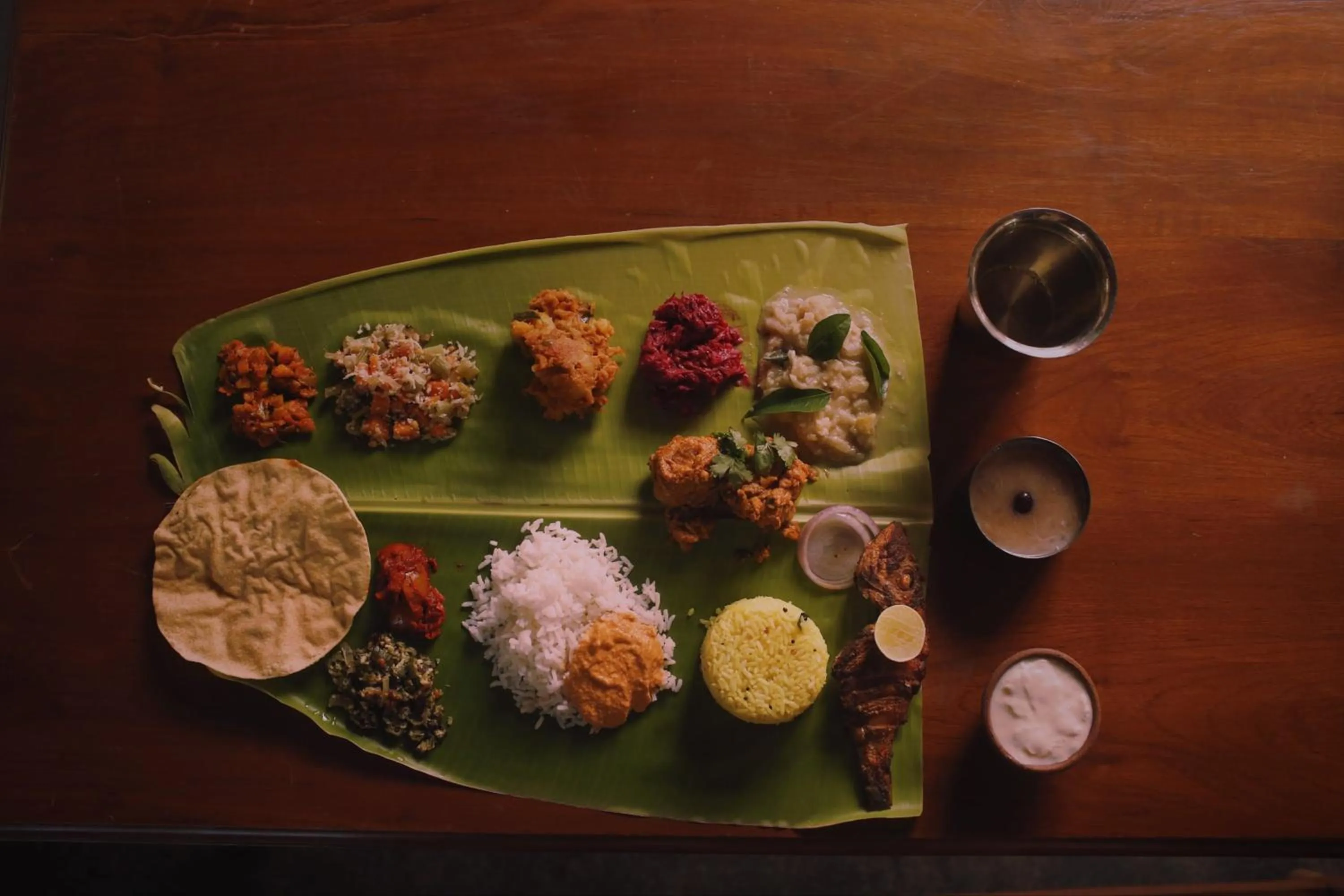Food and drinks in Visalam Chettinad Palace - A CGH Earth Experience