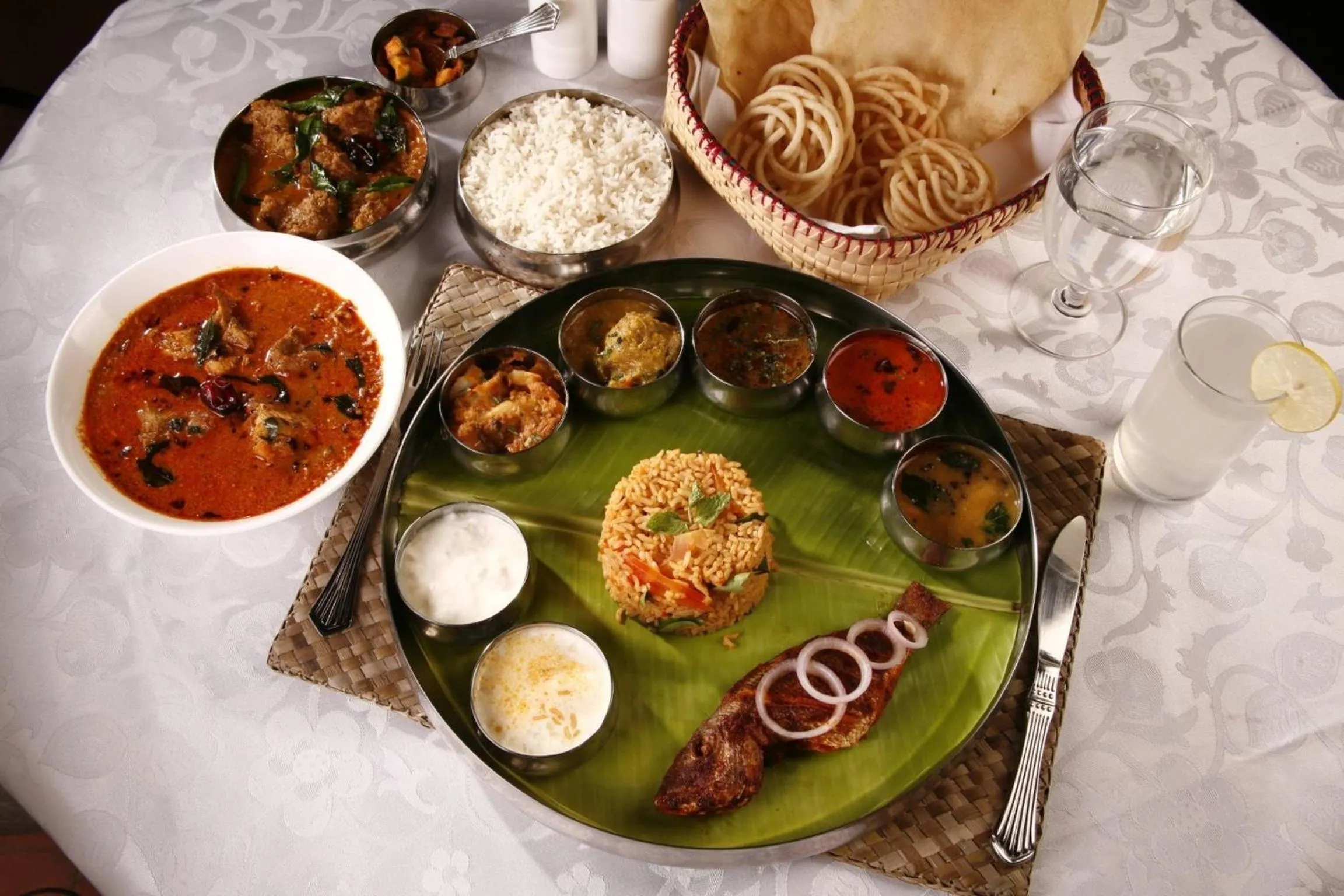Lunch in Visalam Chettinad Palace - A CGH Earth Experience