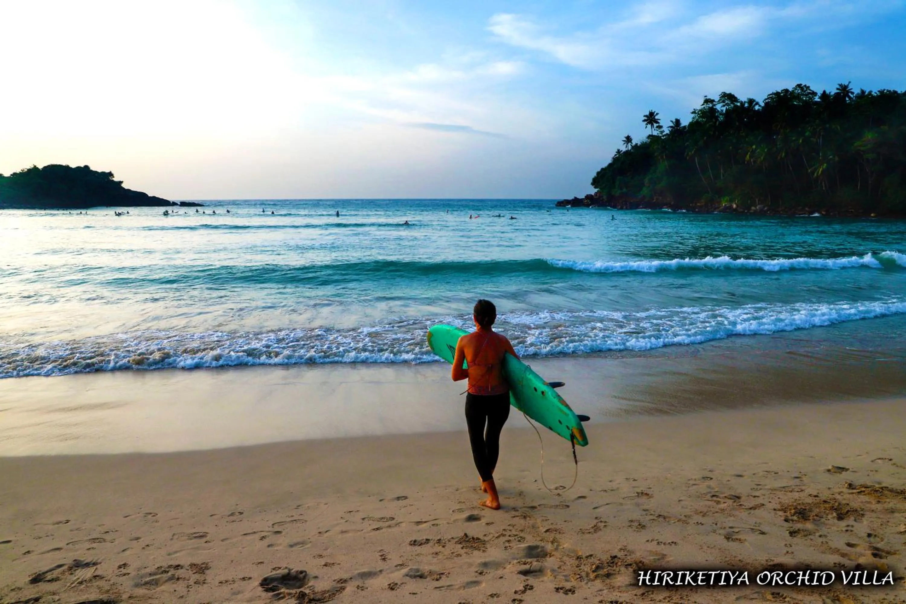 Beach in Hiriketiya Orchid Villa
