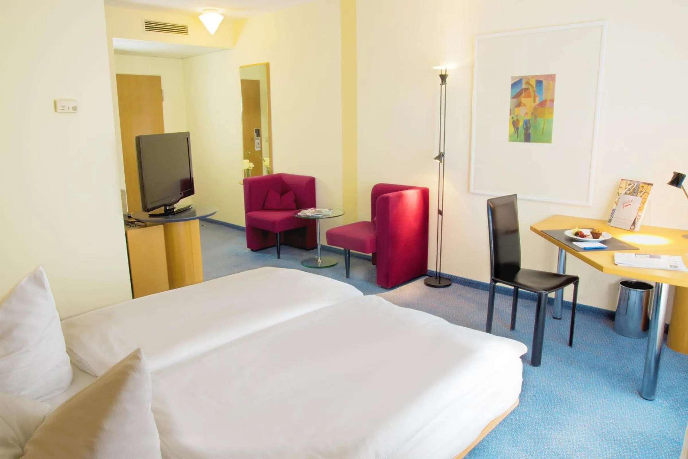 Decorative detail, Bed in Atlanta Hotel Leipzig