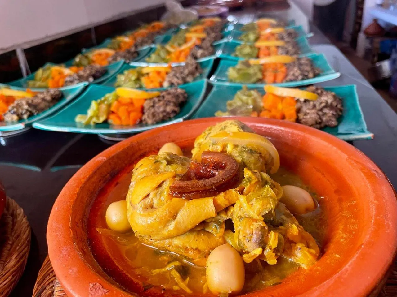 Restaurant/places to eat in Héritage Lalla Aicha Hotel & Spa