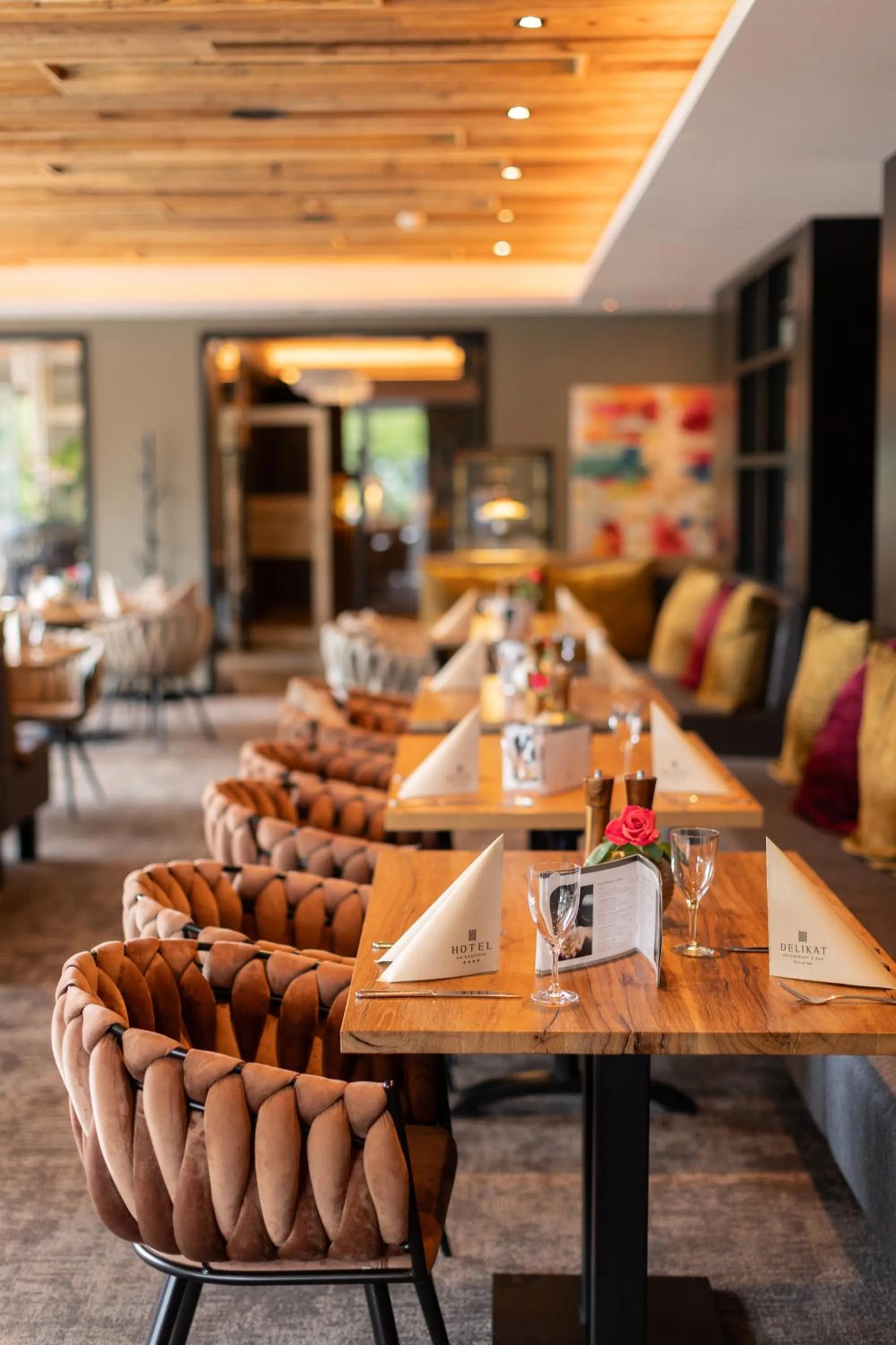 Restaurant/places to eat in Hotel Am Badepark