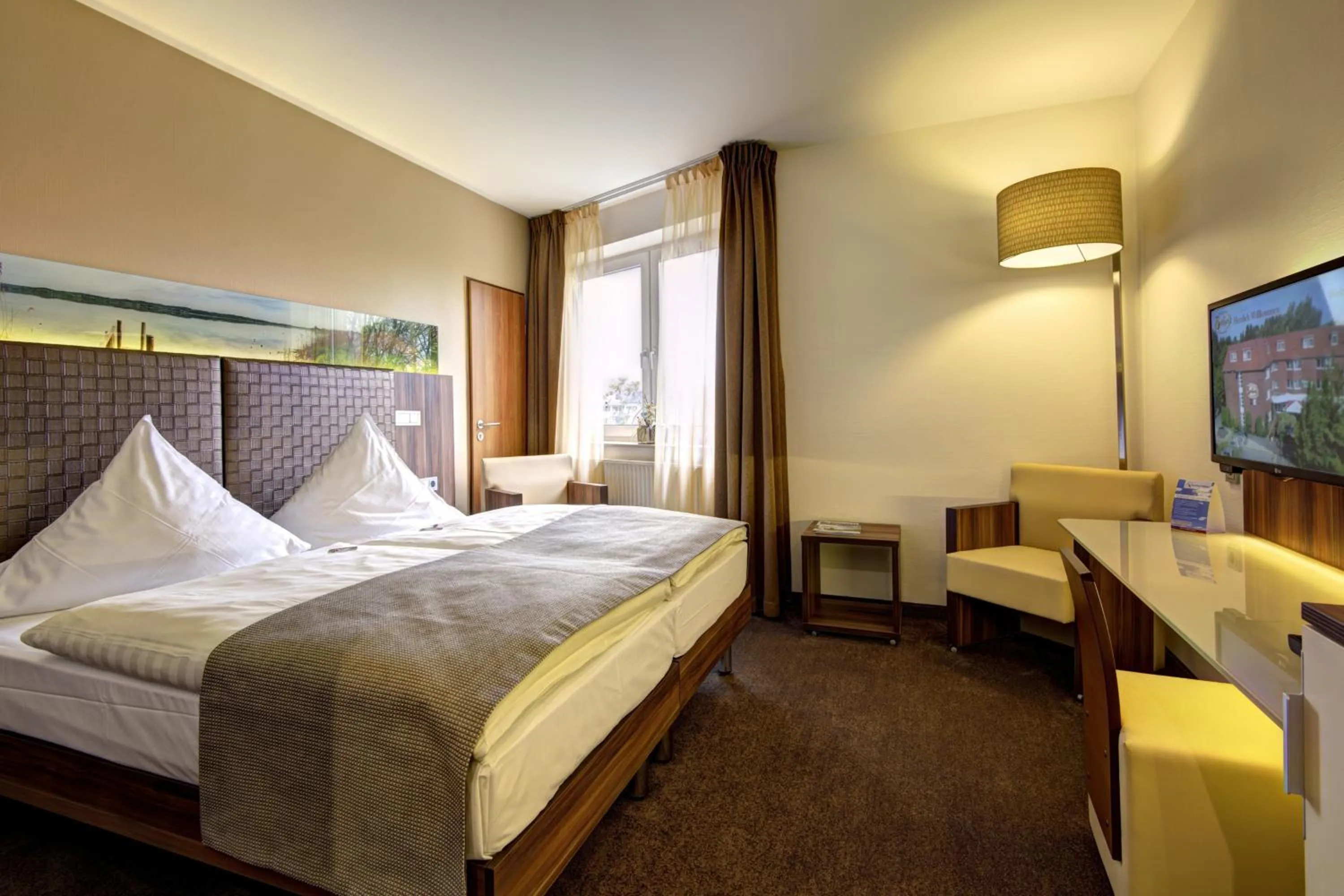 Photo of the whole room, Bed in Hotel Am Badepark