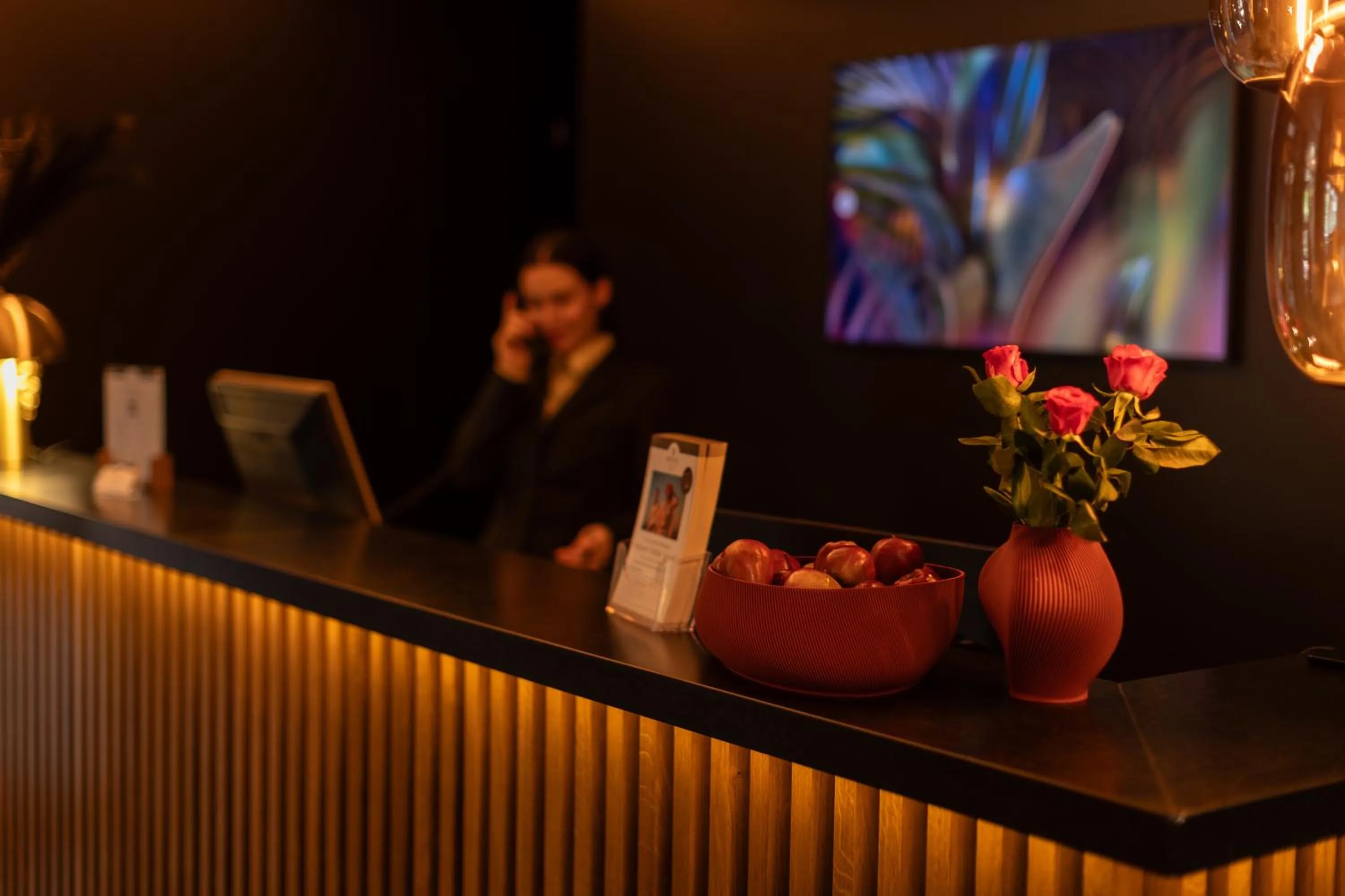 Lobby or reception in Hotel Am Badepark