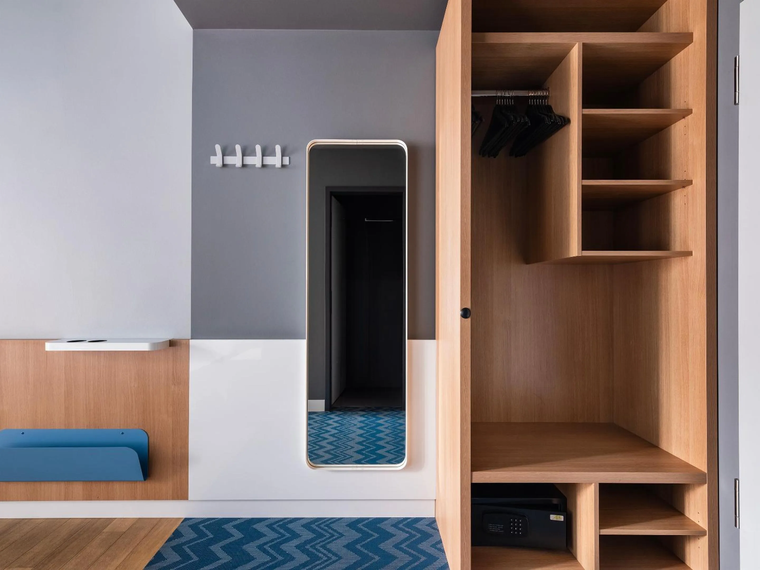 wardrobe in about:berlin Hotel