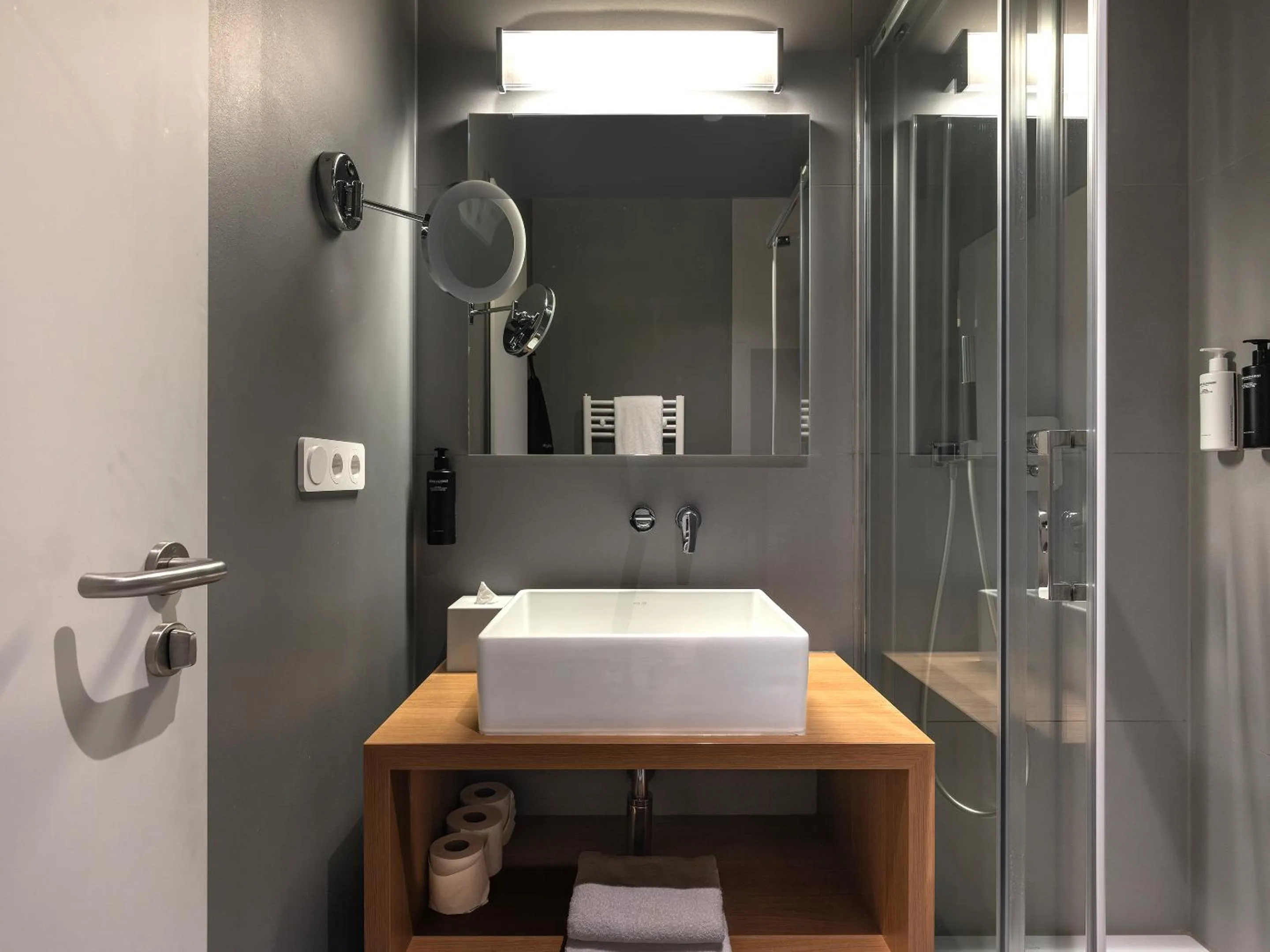 Bathroom in about:berlin Hotel