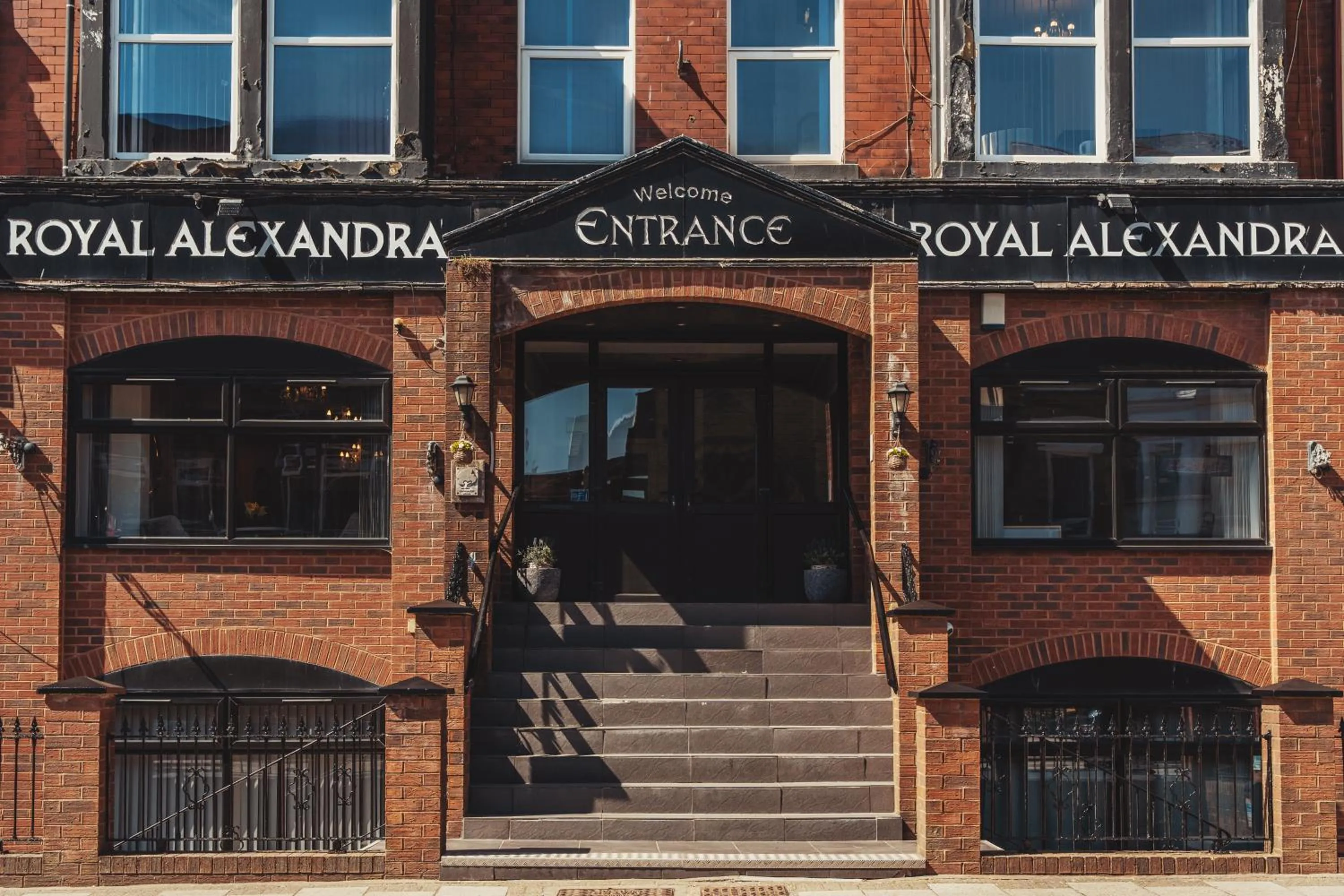 Facade/entrance in The Royal Alexandra Hotel by Compass Hospitality