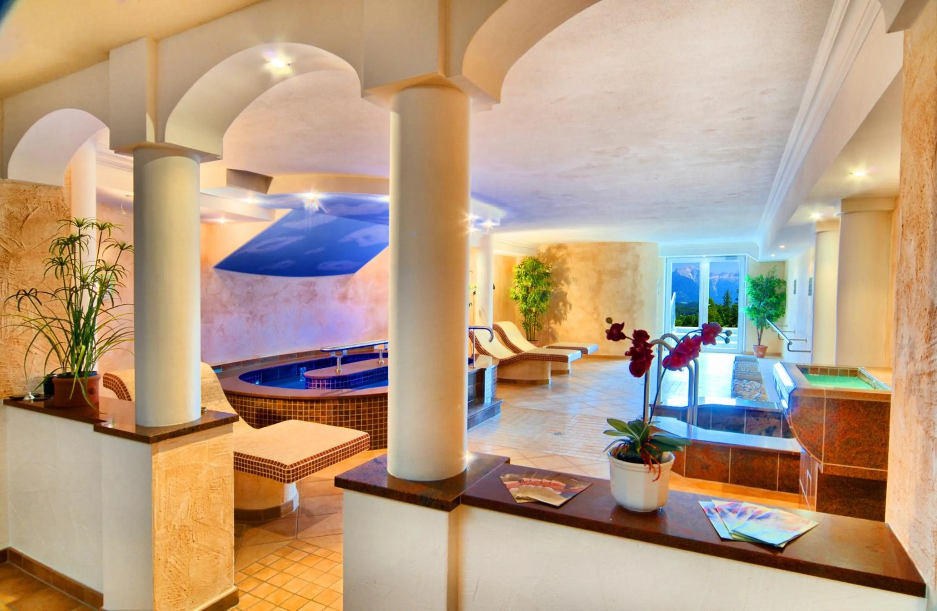 Spa and wellness centre/facilities in Naturhotel Reissenlehen