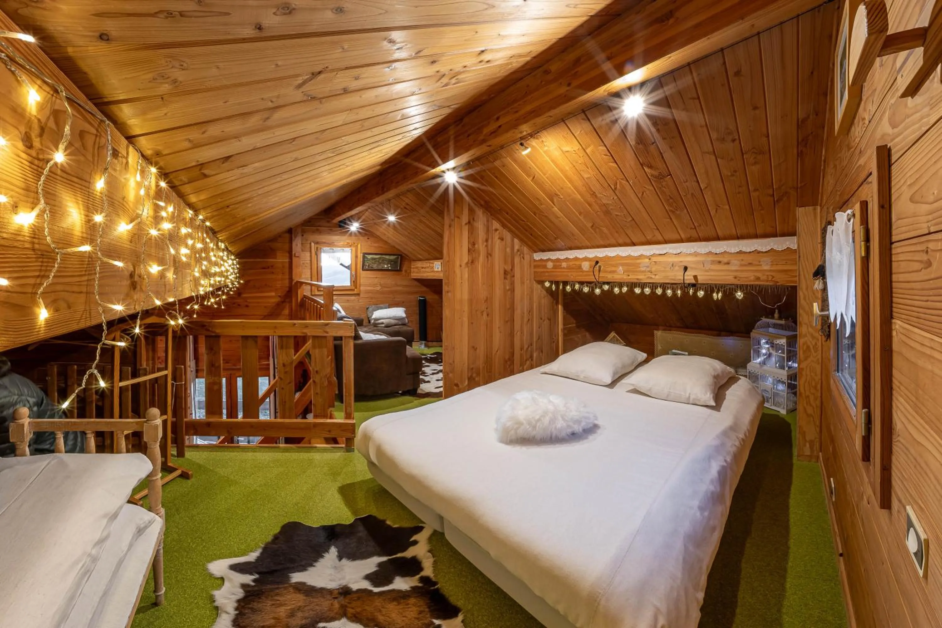 Bed in Chalet Carpe Diem