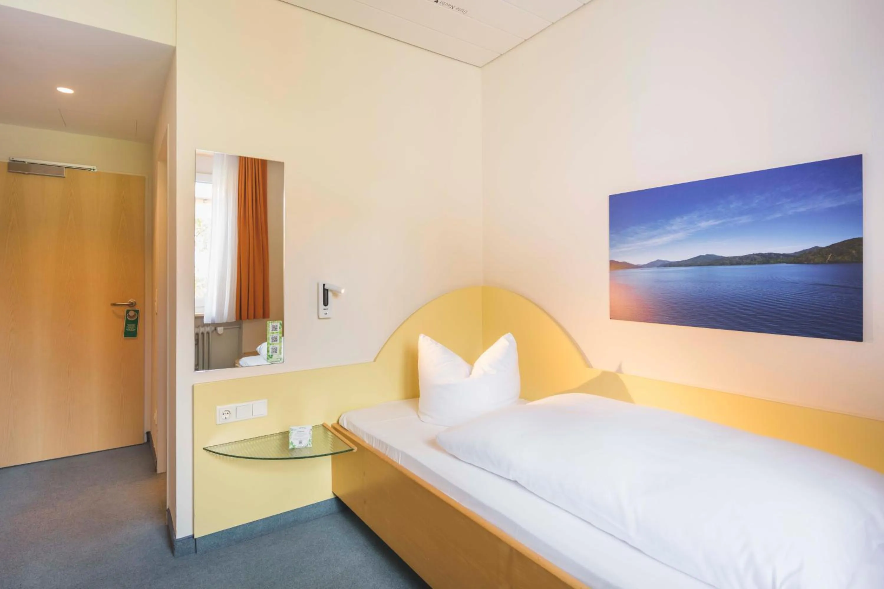 Decorative detail, Bed in Hotel Luise