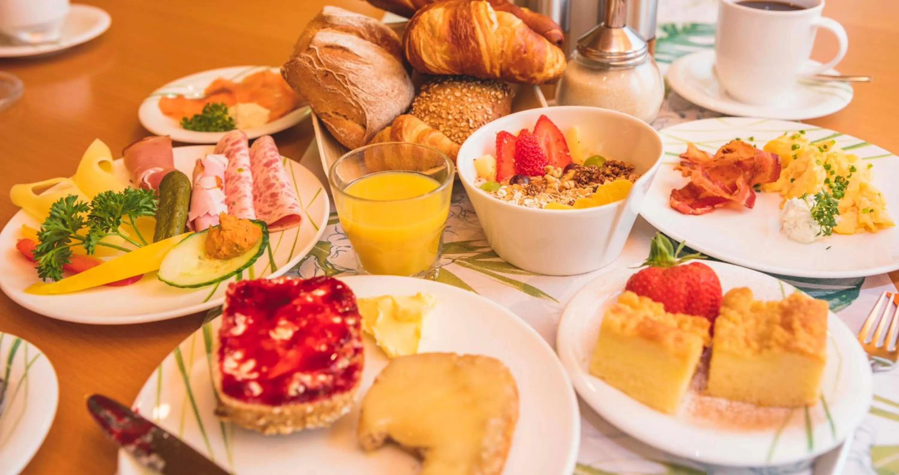 Continental breakfast in Hotel Luise