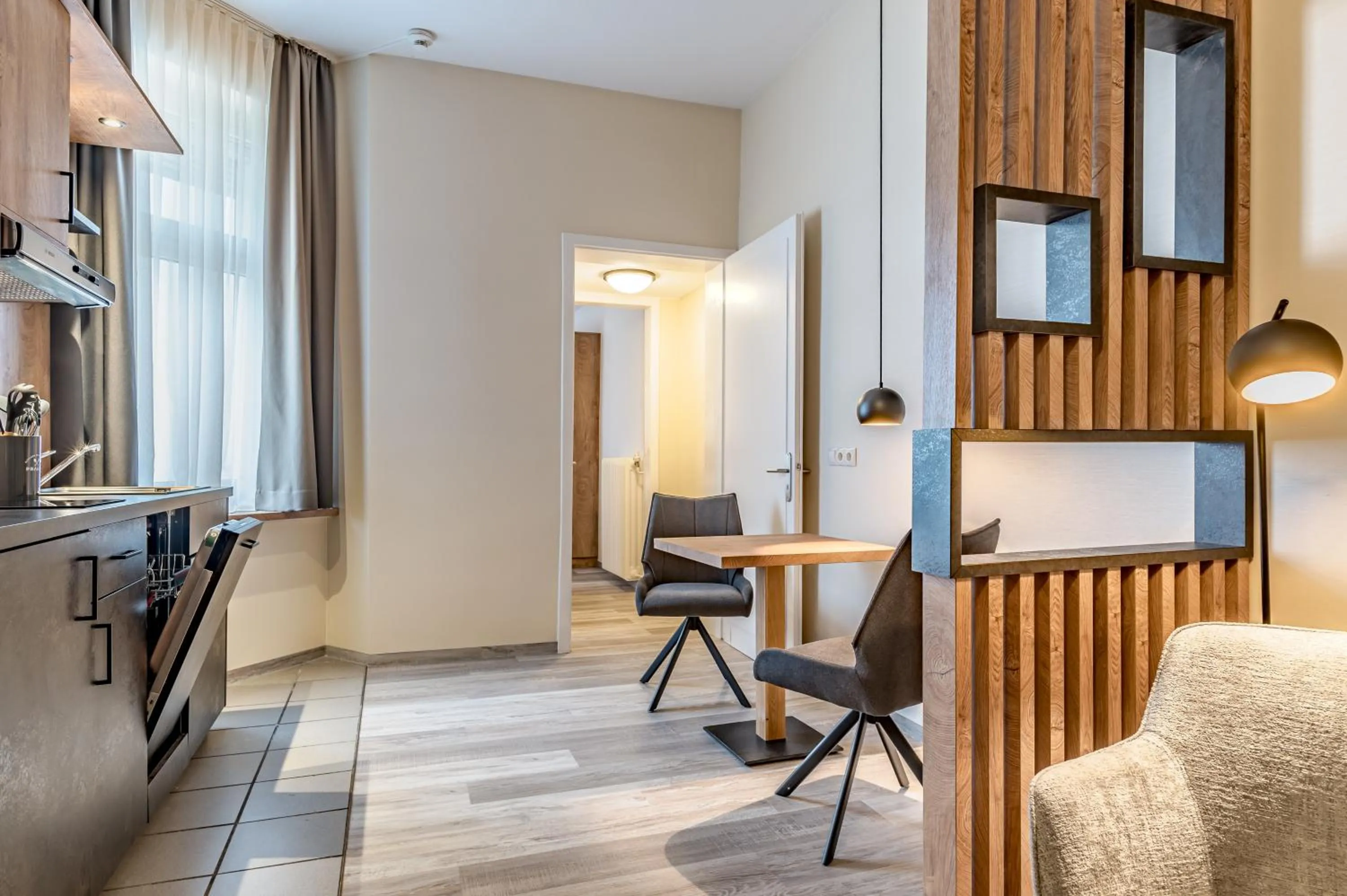 Kitchen or kitchenette in Hotel Esplanade Dortmund