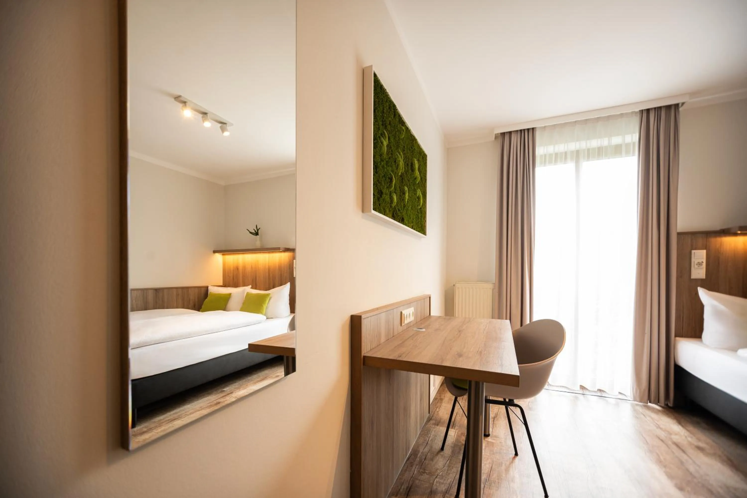 Photo of the whole room, Bed in Hotel Perlach Allee by Blattl