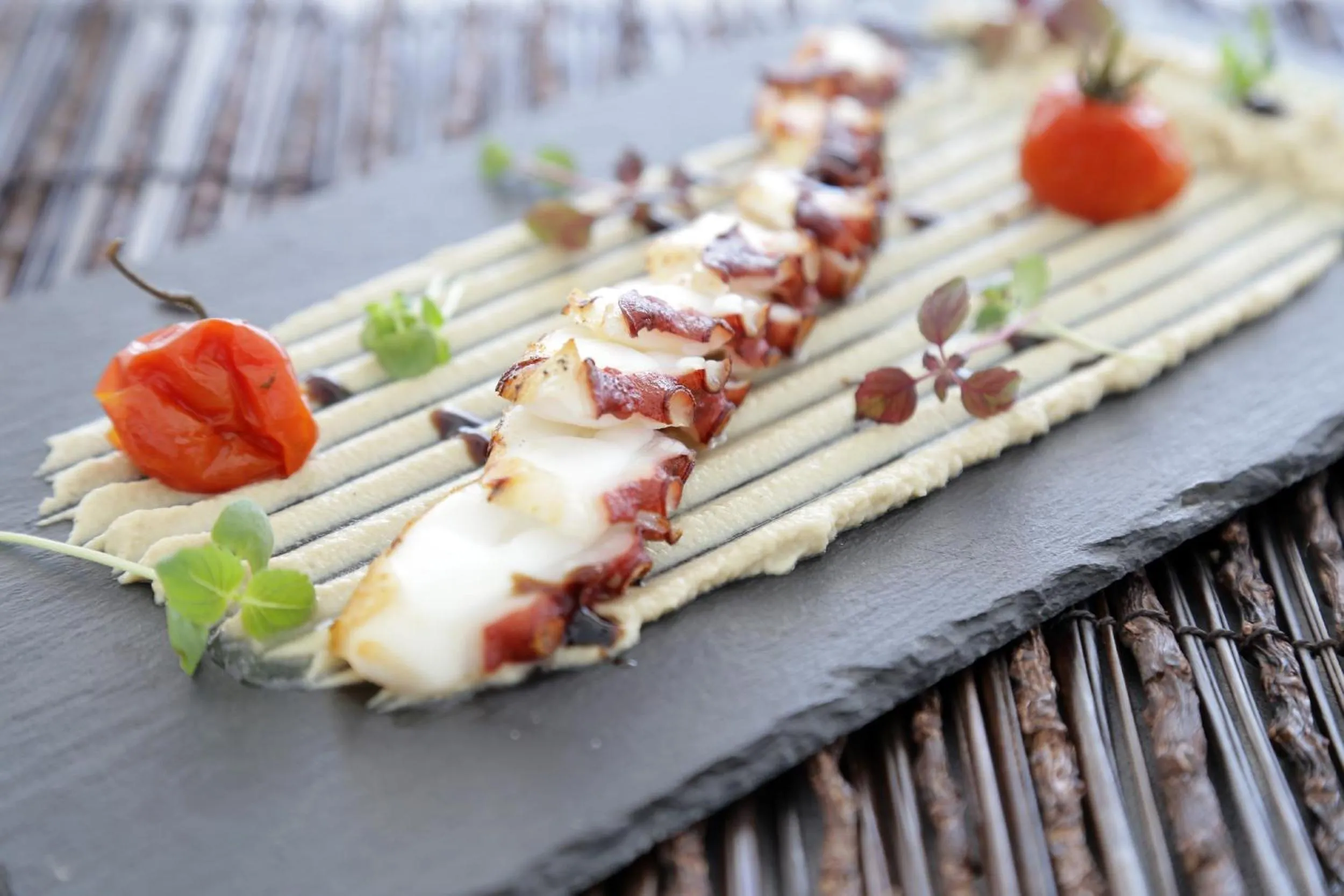 Food close-up in Livin Mykonos Hotel - Adults Only