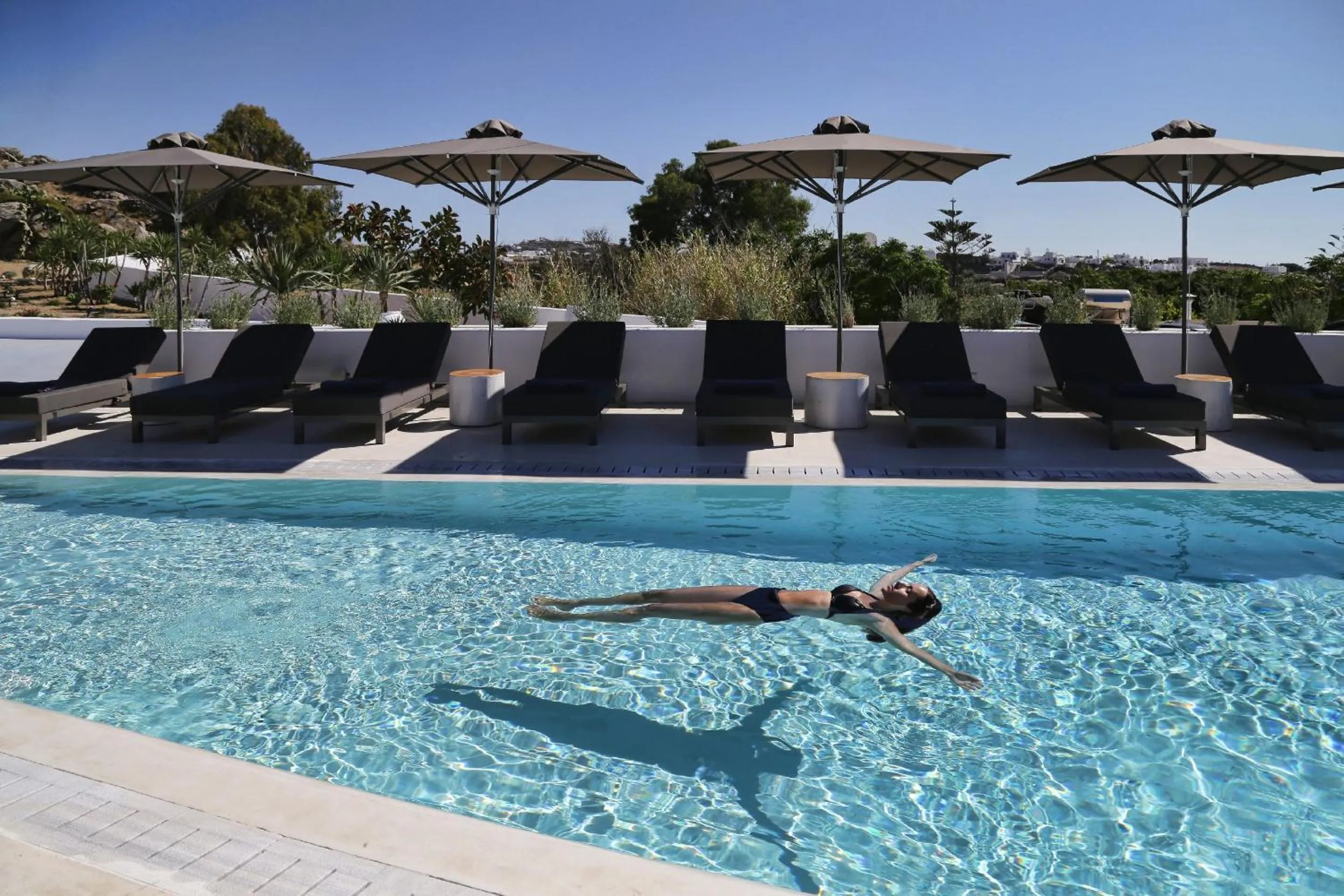 Swimming pool in Livin Mykonos Hotel - Adults Only
