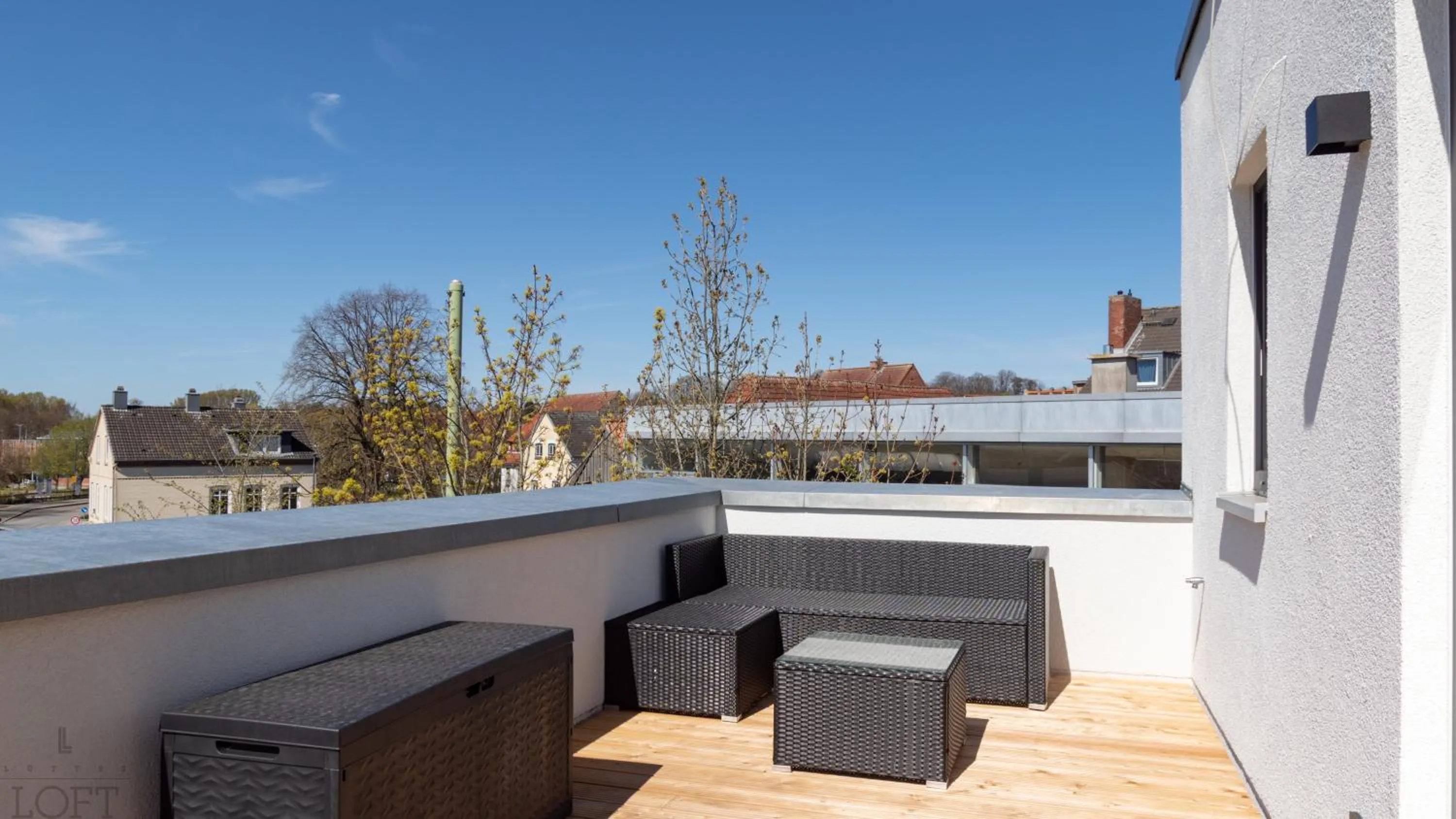 Balcony/Terrace in LÜTTES LOFT Boutique Hotel