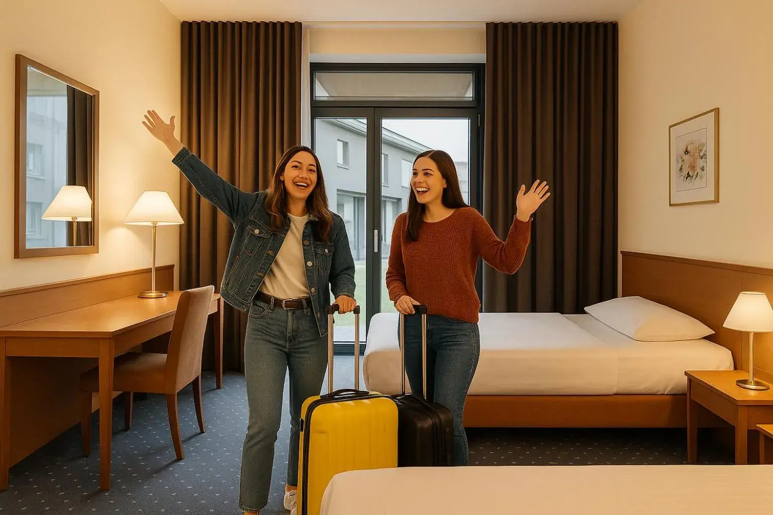 Standard Twin Room in Plaza Hotel & Living Frankfurt Standard Twin Room in Plaza Hotel & Living Frankfurt