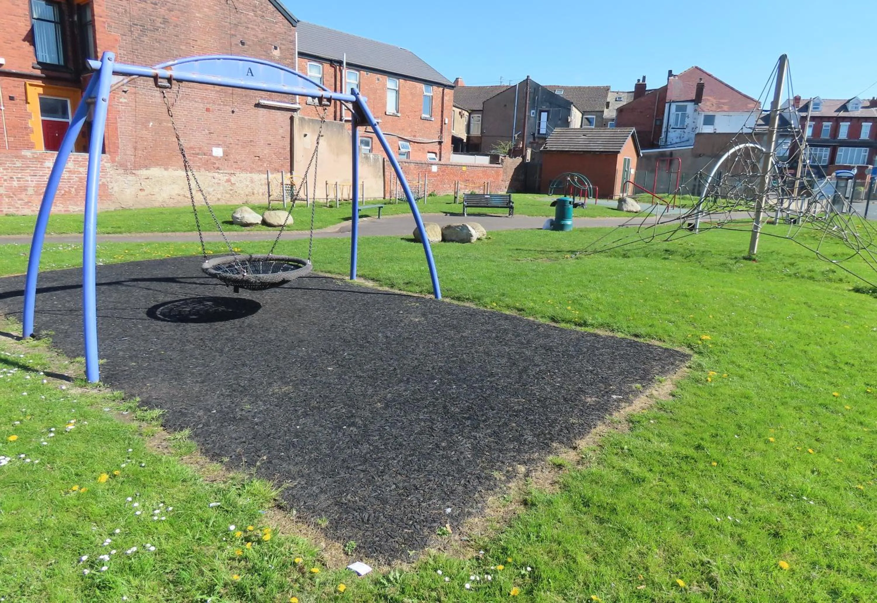 Children play ground in Willin House Hotel
