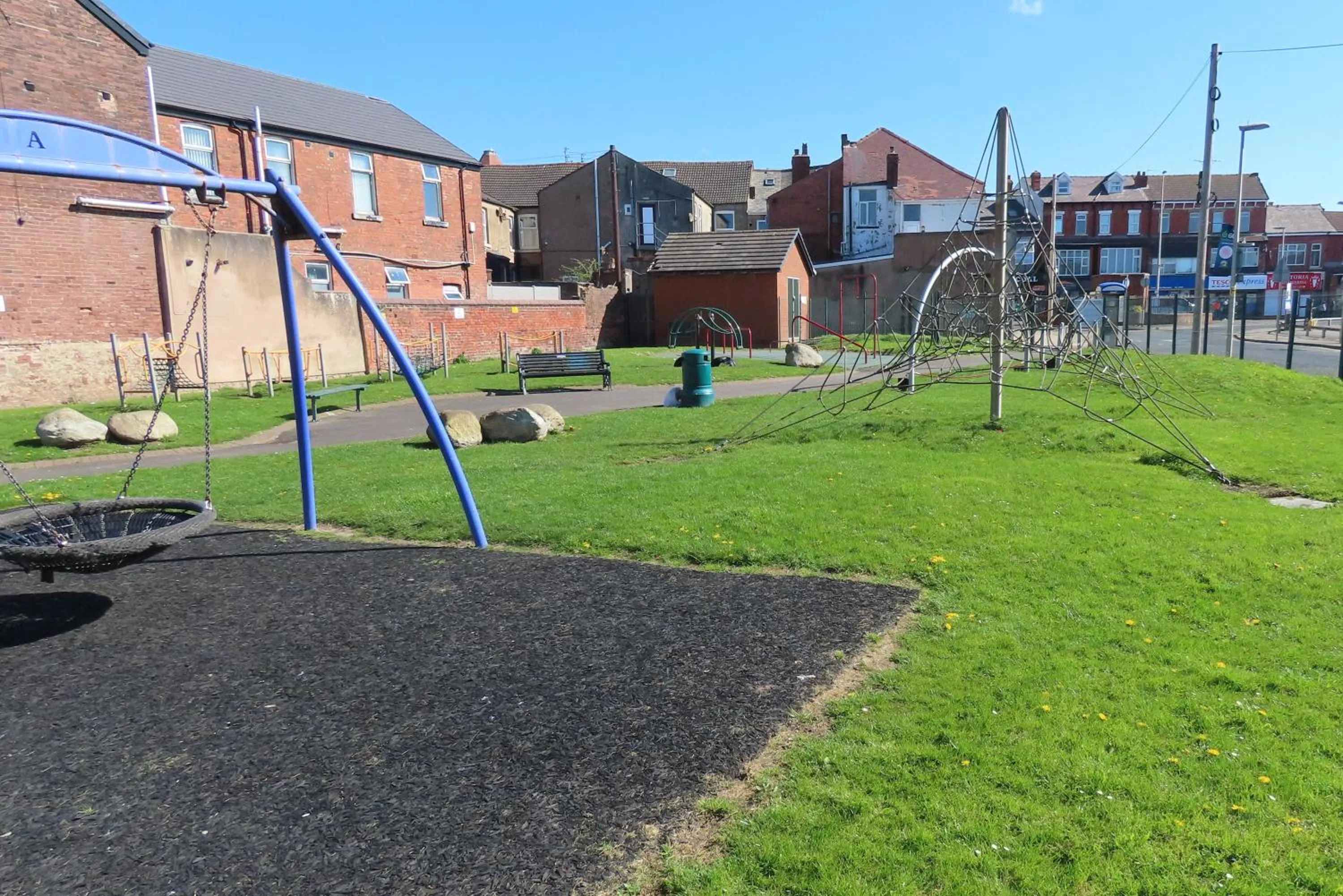 Children play ground in Willin House Hotel
