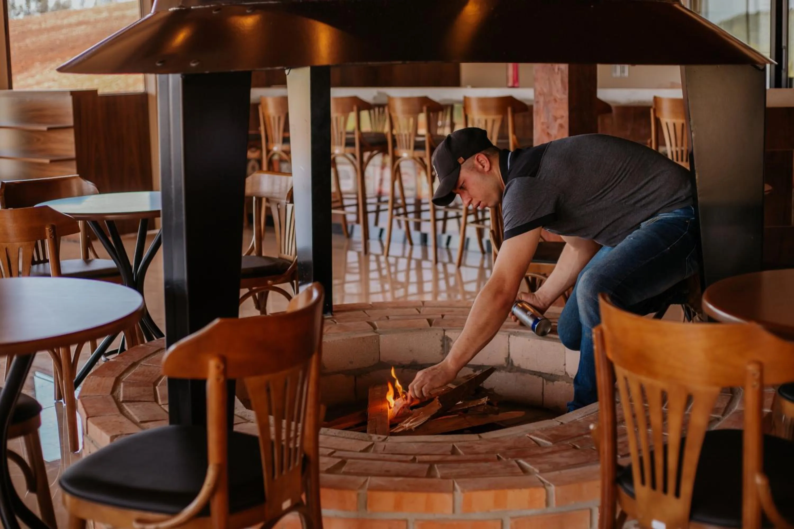 stove in Hope Valley Adventure Resort