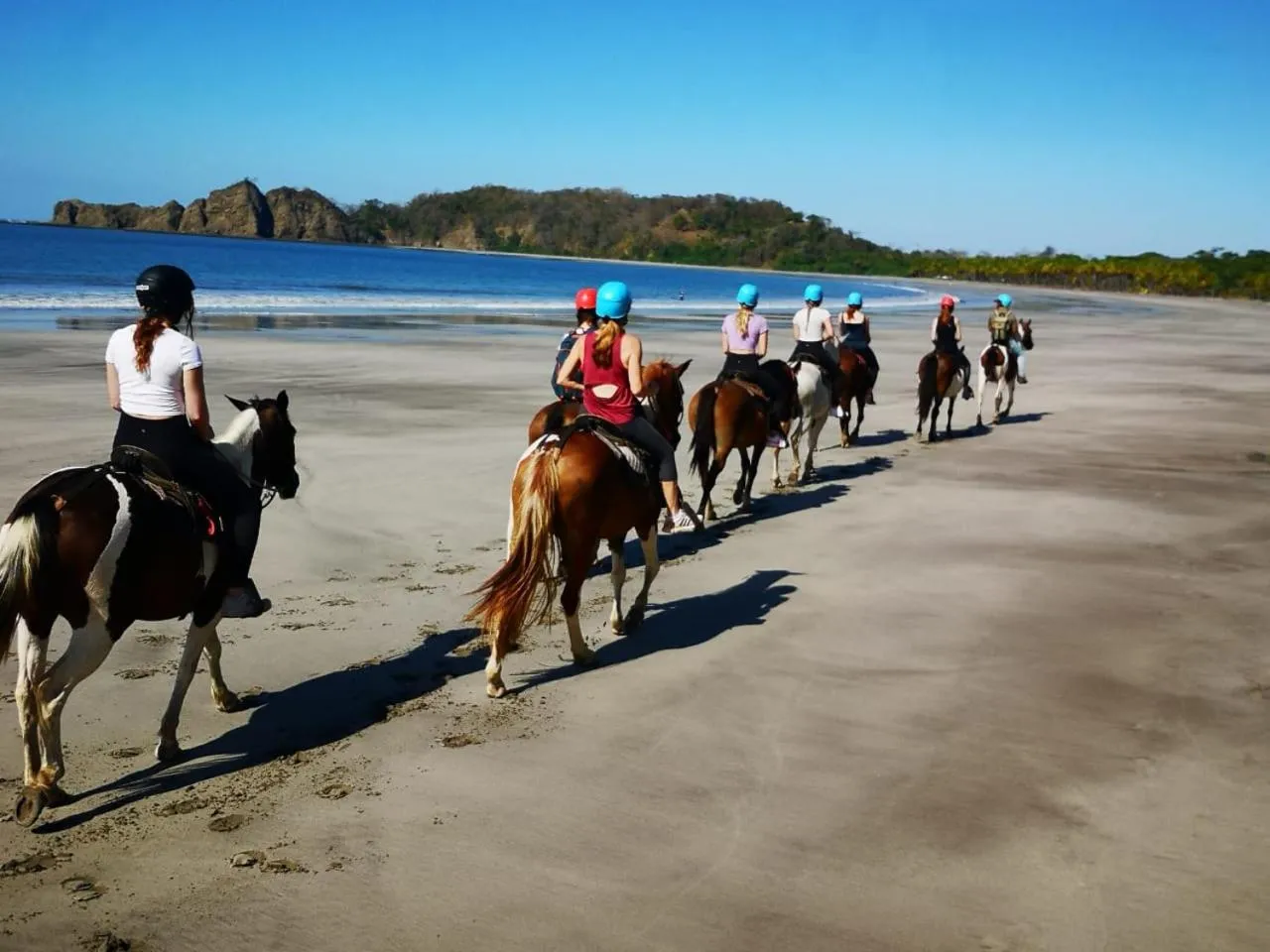 Horse-riding in Hotel Amira