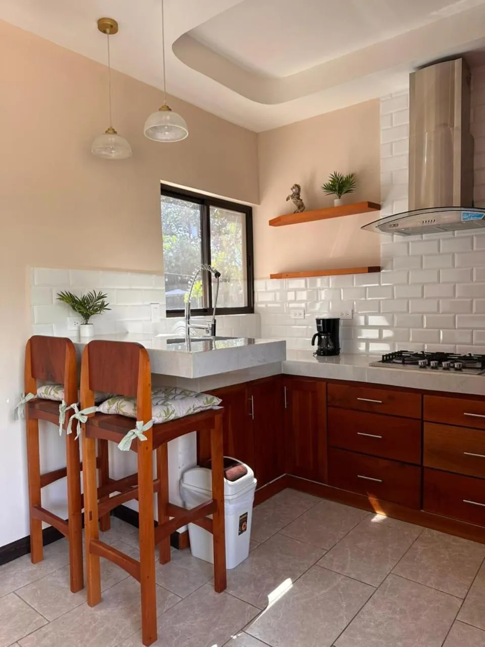 Kitchen or kitchenette in Hotel Amira