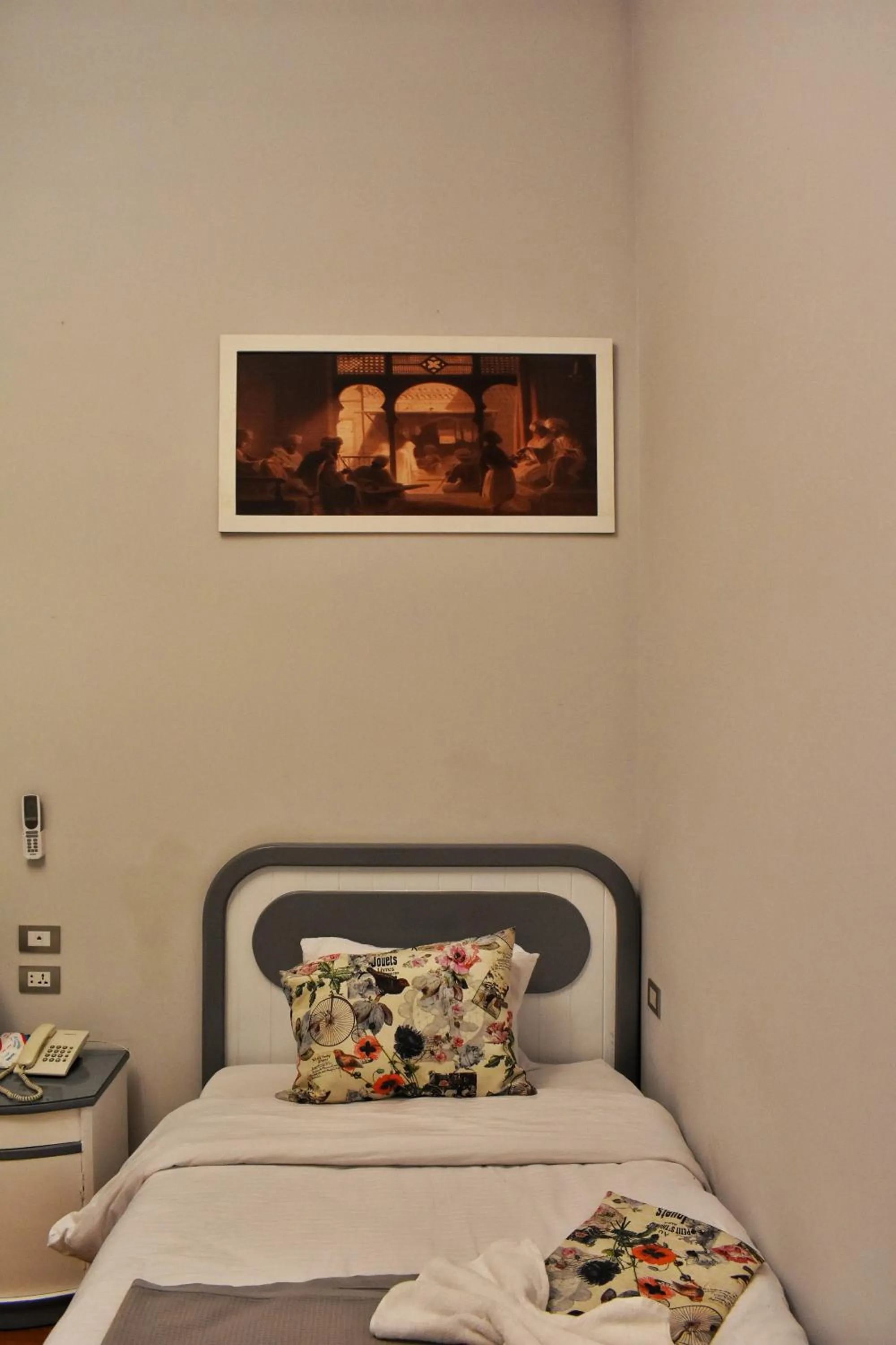 Bed in columbia sky city hotel