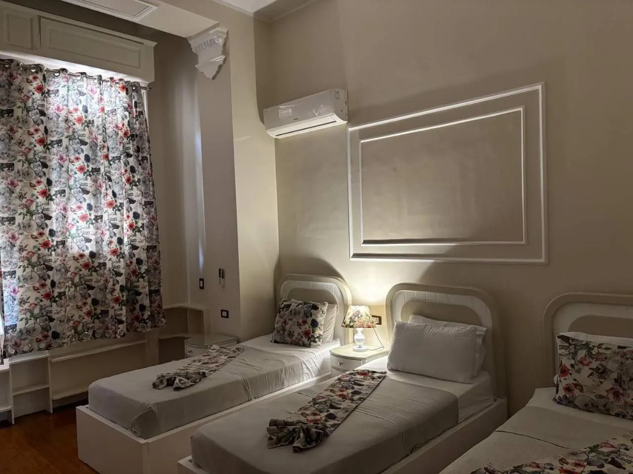 Bed in columbia sky city hotel