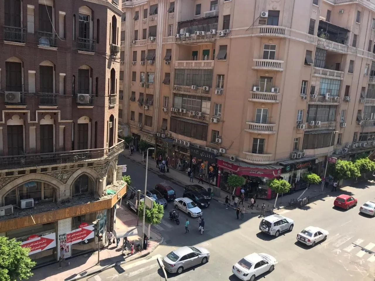 City view in columbia sky city hotel