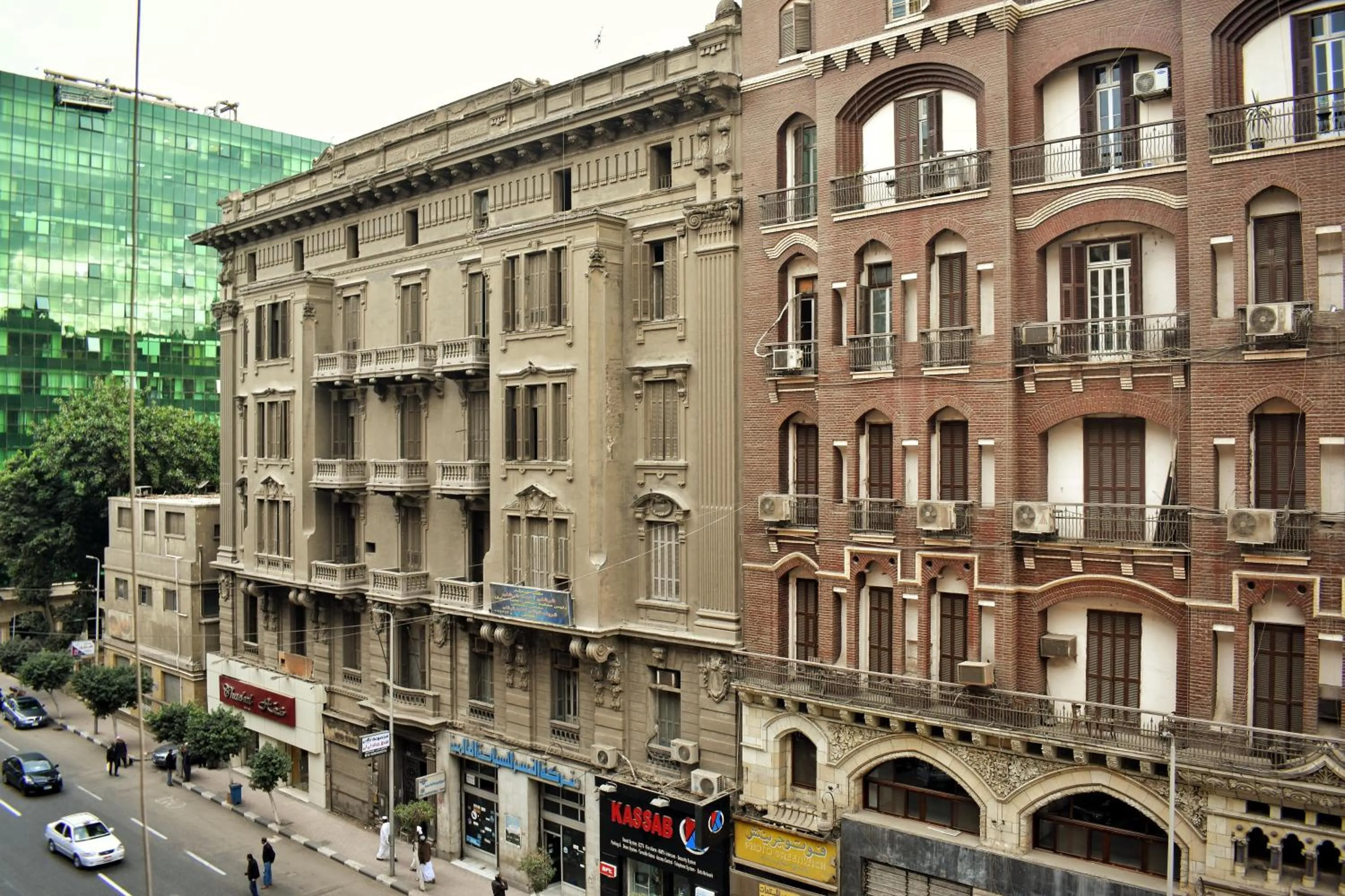 City view in columbia sky city hotel